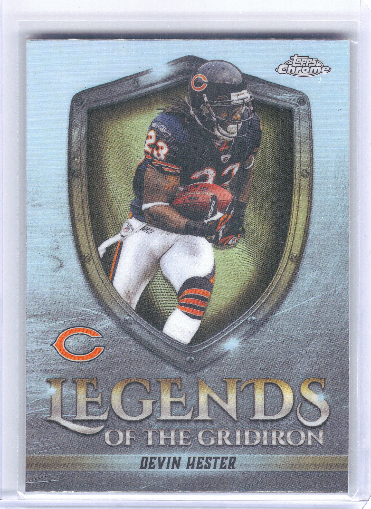 2025 Topps Chrome #LOG-37 Devin Hester Legends of the Gridiron Refractor Chicago Bears