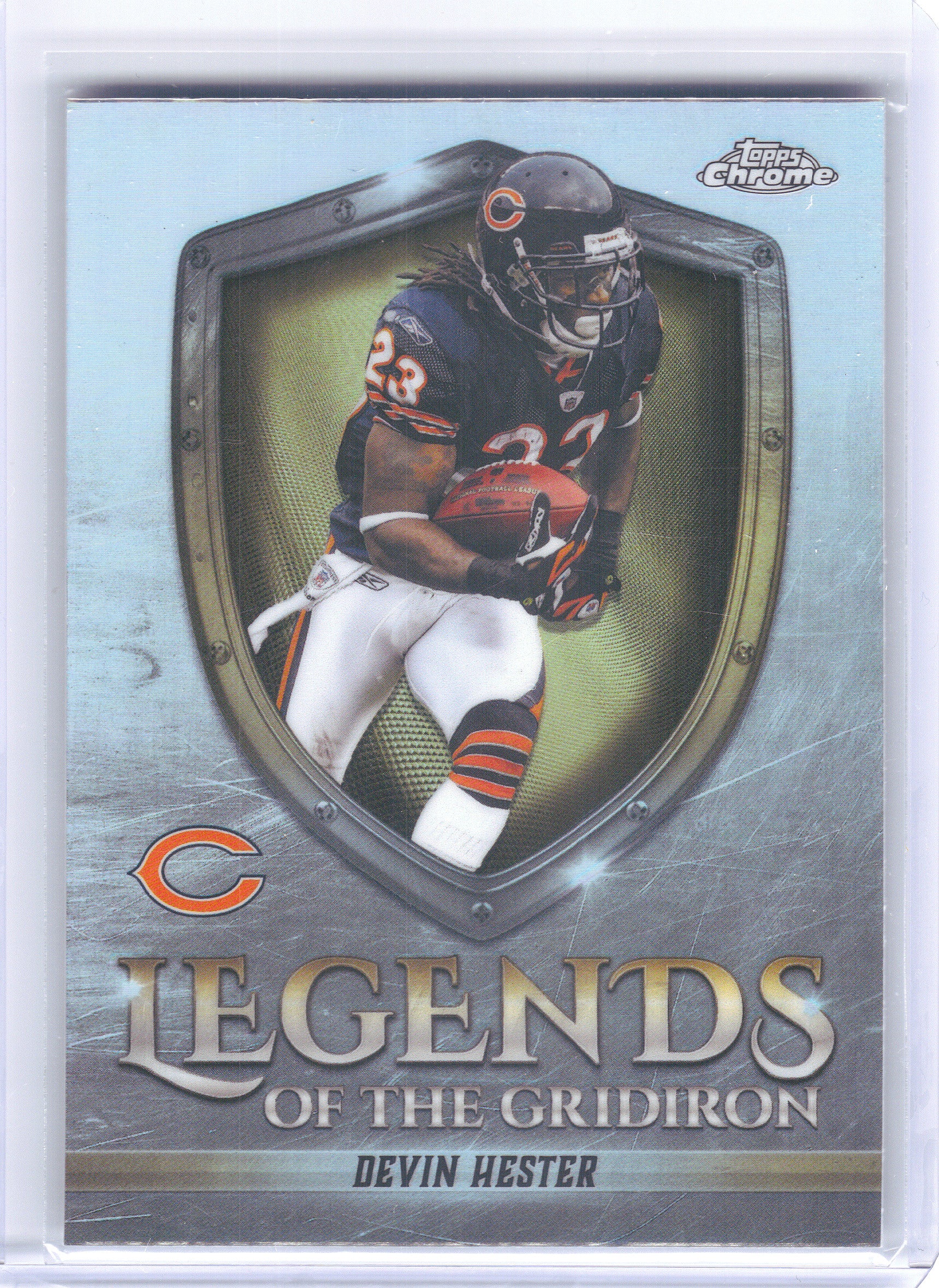 2025 Topps Chrome #LOG-37 Devin Hester Legends of the Gridiron Refractor Chicago Bears