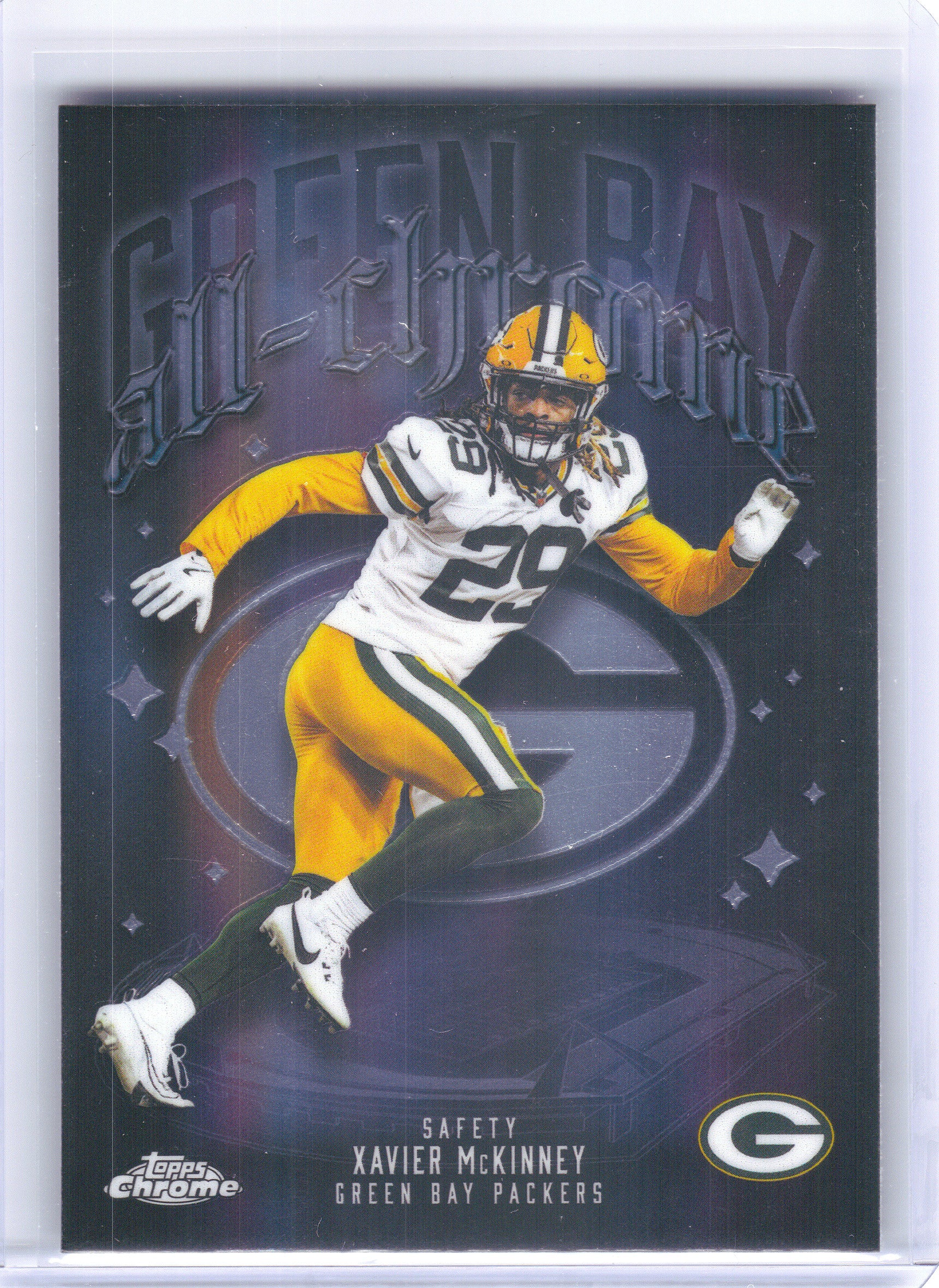 2025 Topps Chrome #ACT-24 Xavier McKinney All Chrome Team Green Bay Packers