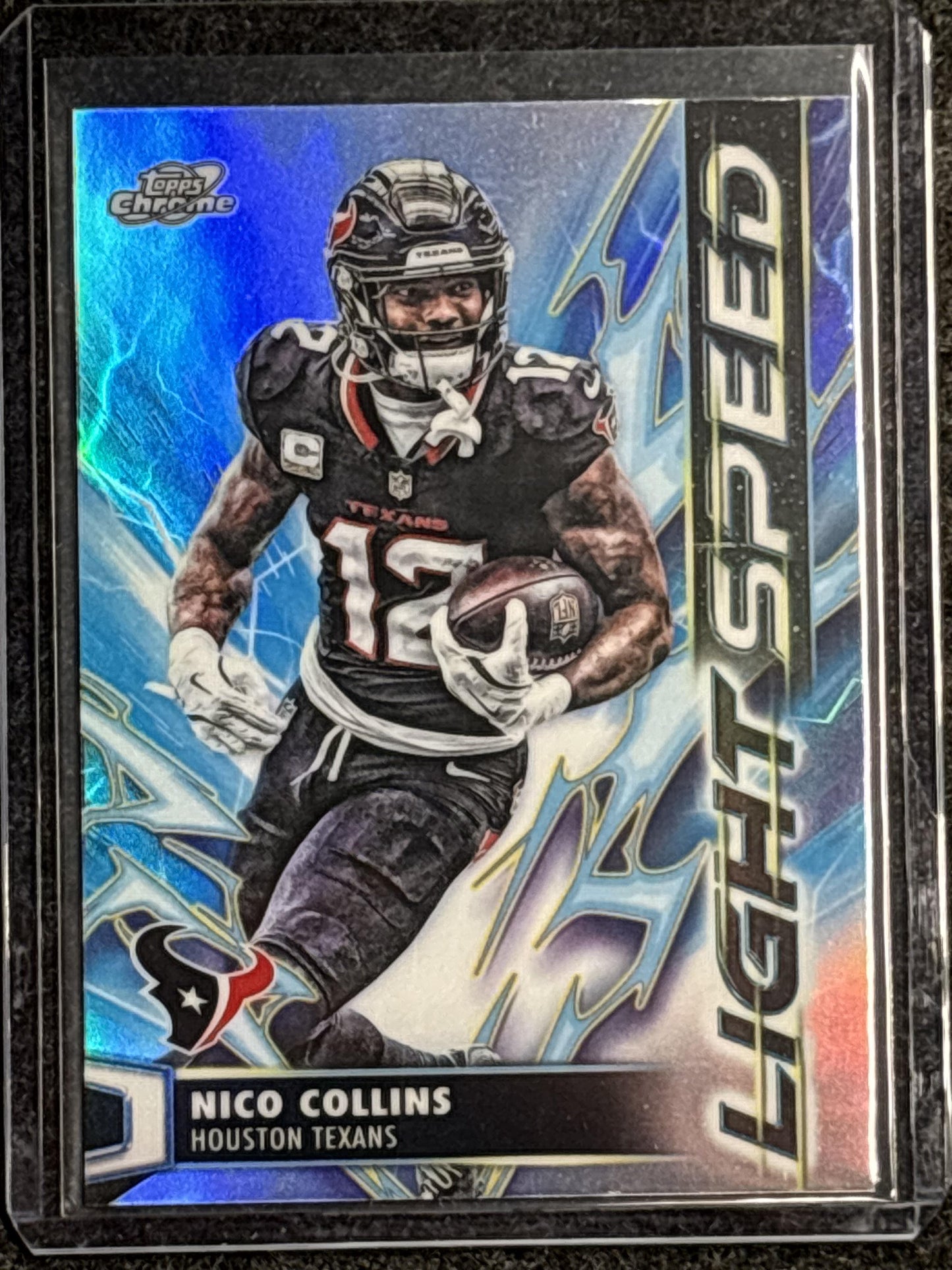 2025 Topps Chrome Cosmic #LS-27 Nico Collins Light Speed Houston Texans