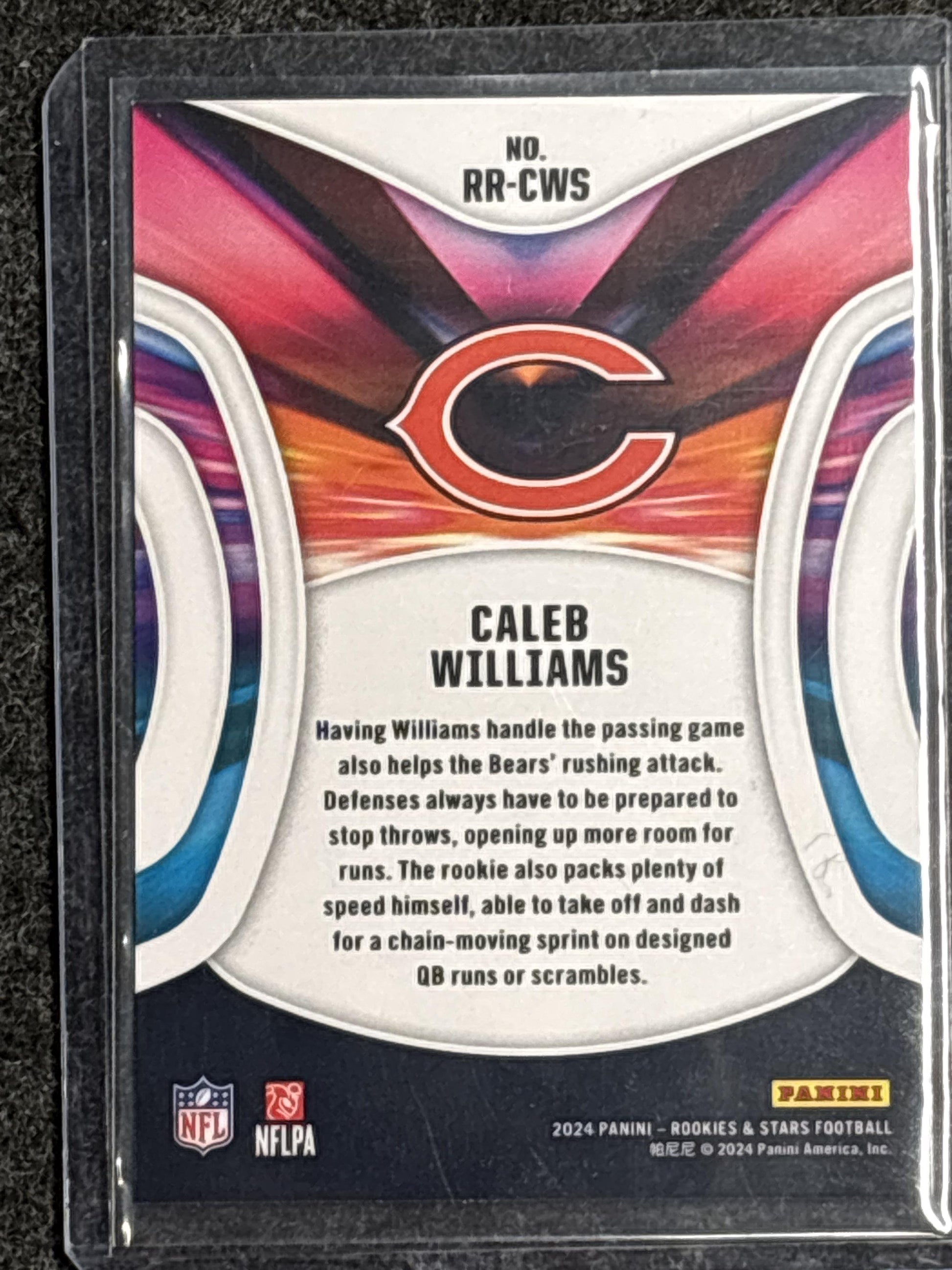 2024 Panini Rookies & Stars #RR-CWS Caleb Williams Rookie Rush Chicago Bears