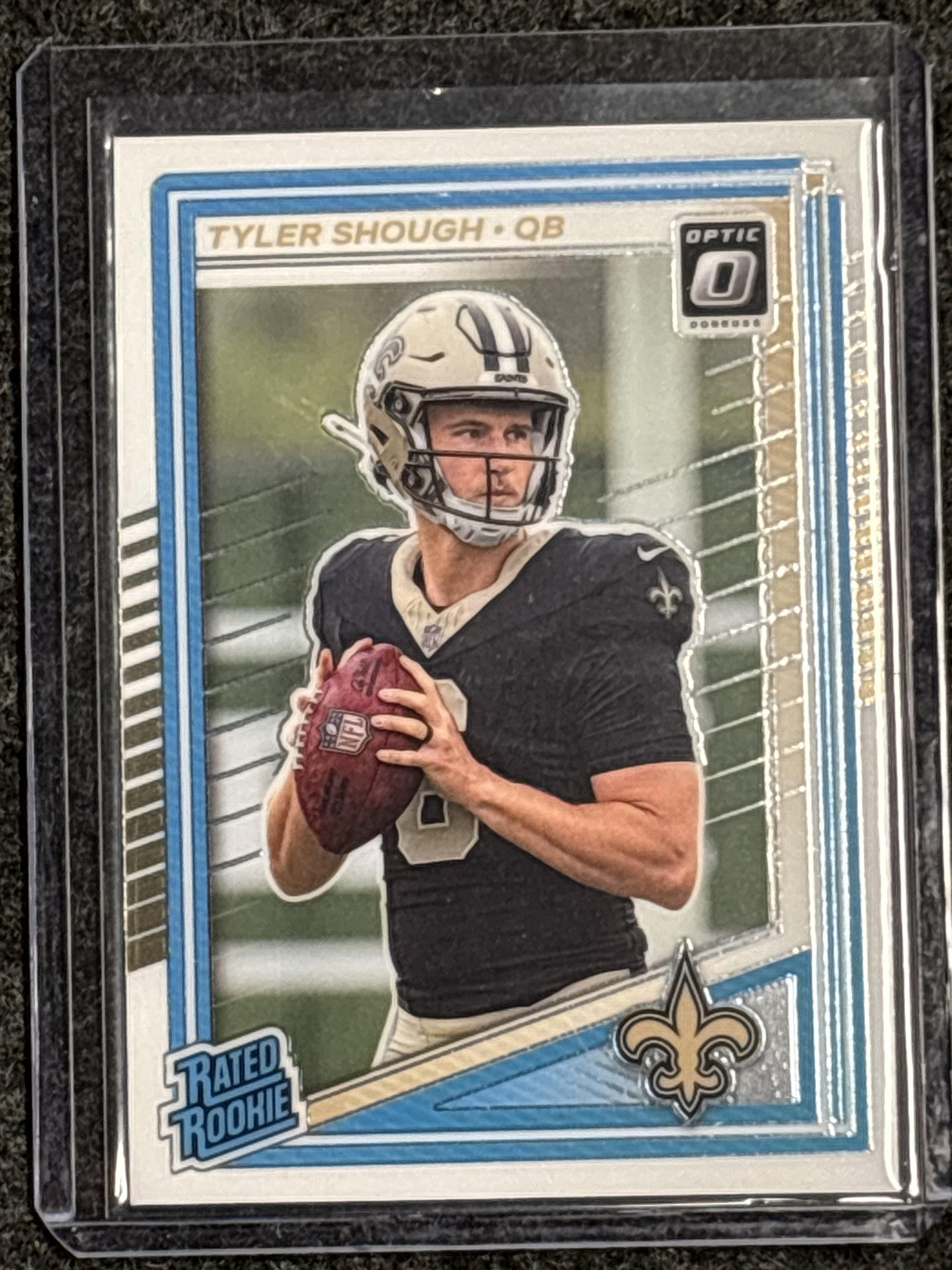2025 Donruss Optic #223 Tyler Shough New Orleans Saints RC