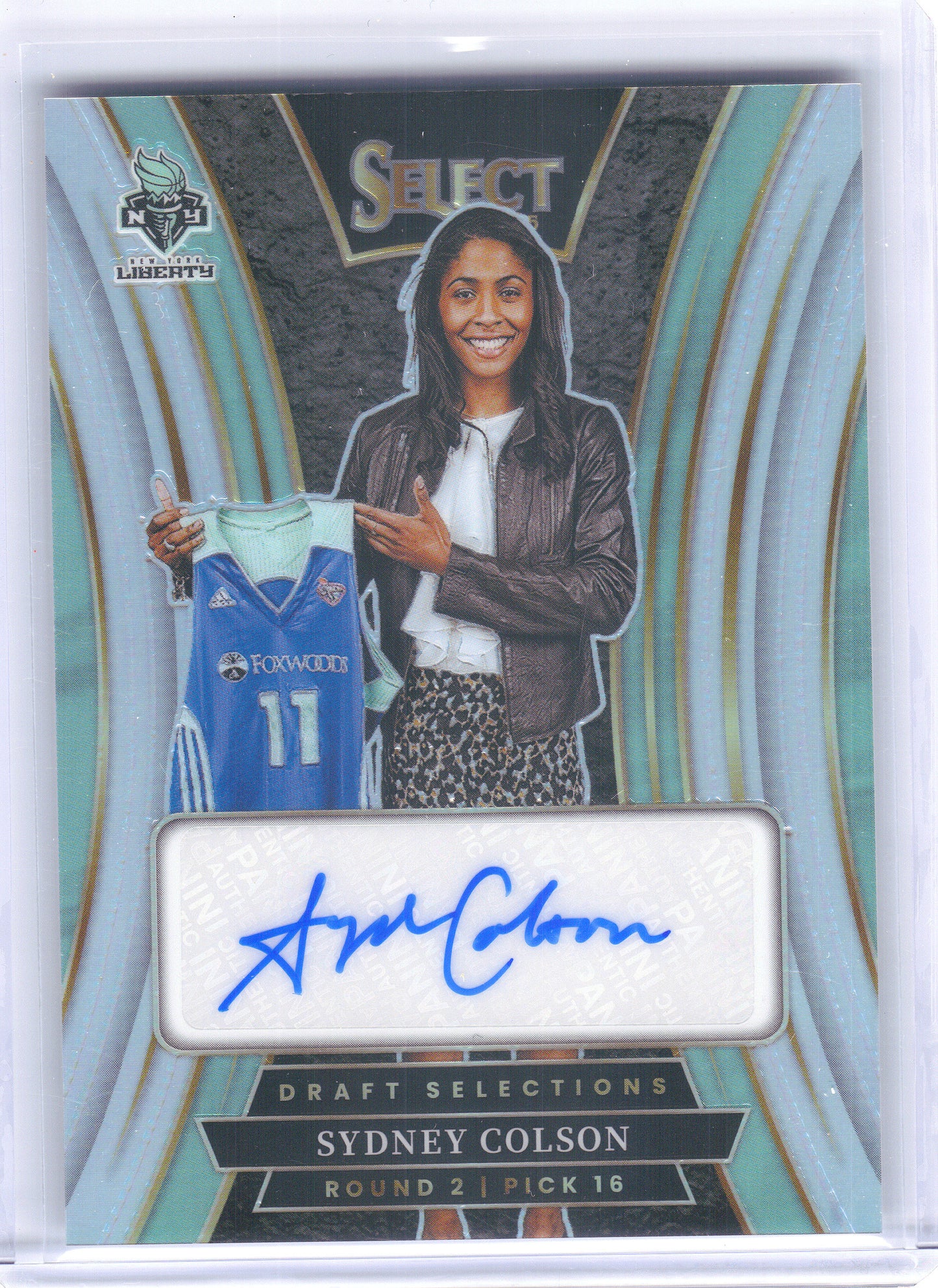 2025 Panini Select WNBA #DSS-SC Sydney Colson Indiana Fever Auto