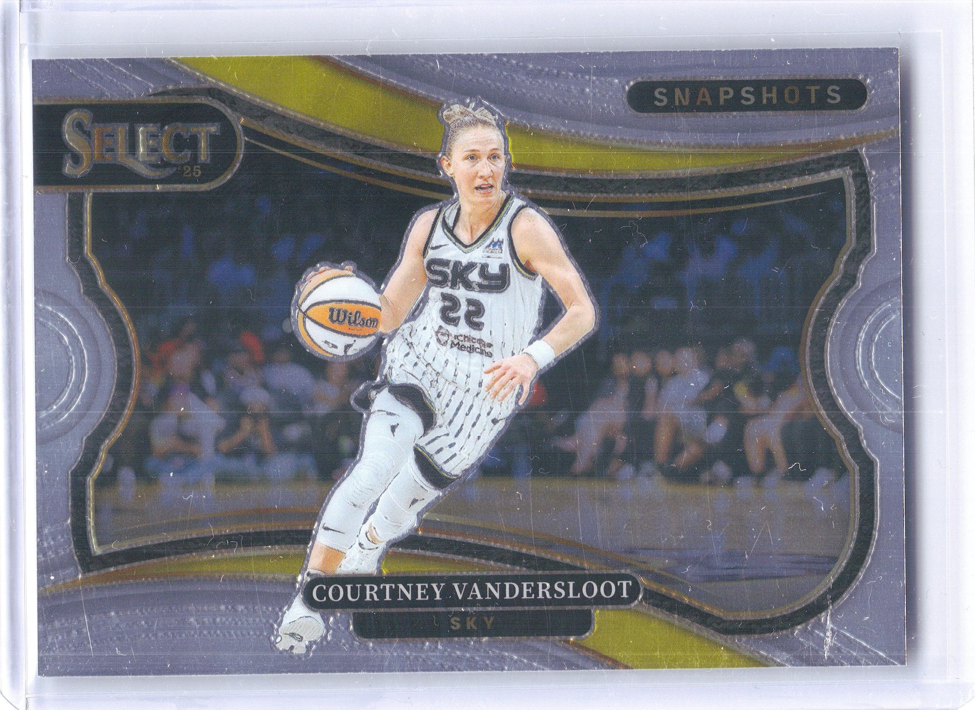 2025 Panini Select WNBA #13 Courtney Vandersloot Snapshots Chicago Sky