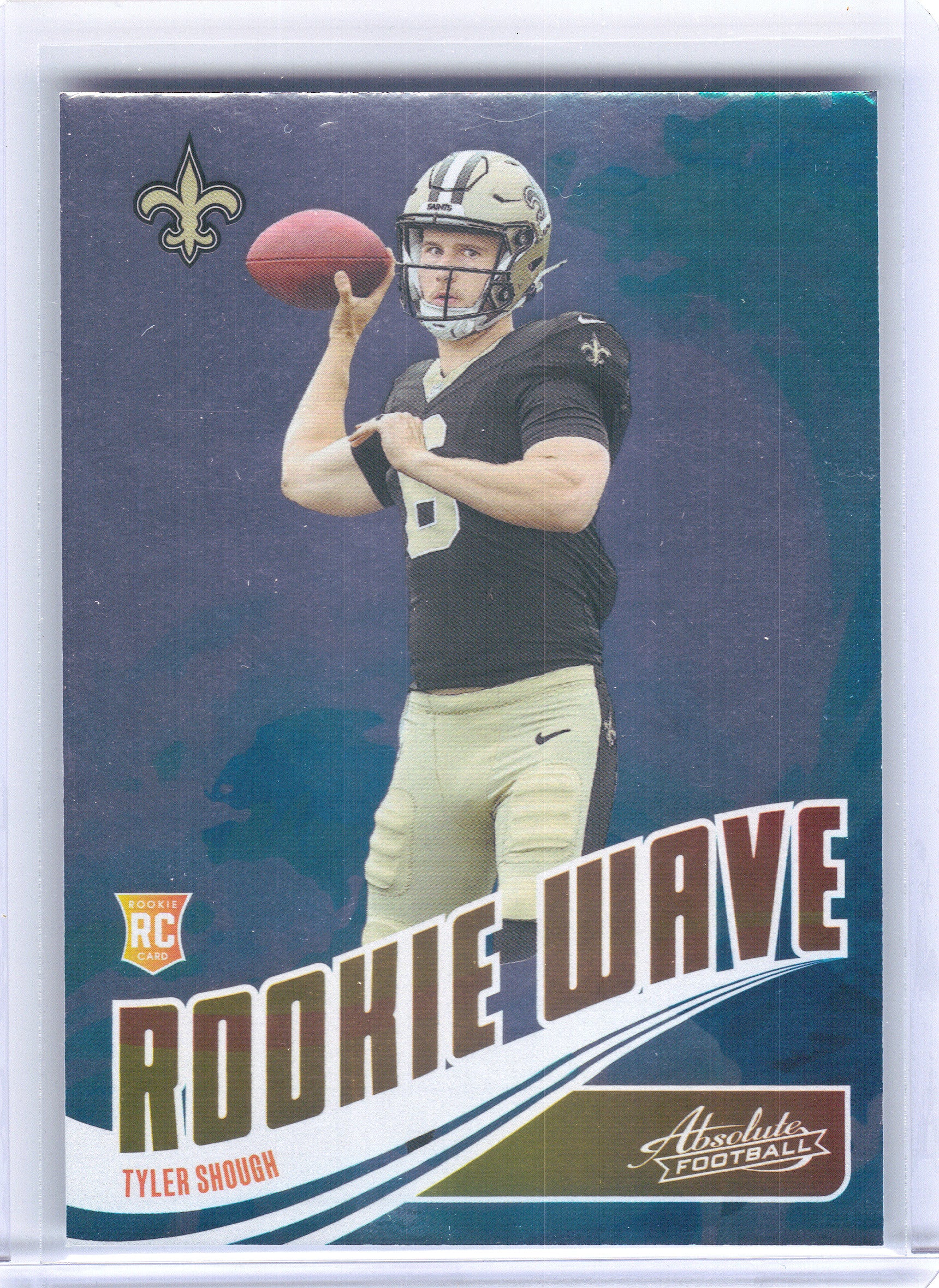 2025 Panini Absolute #RW-TSH Tyler Shough Rookie Wave New Orleans Saints