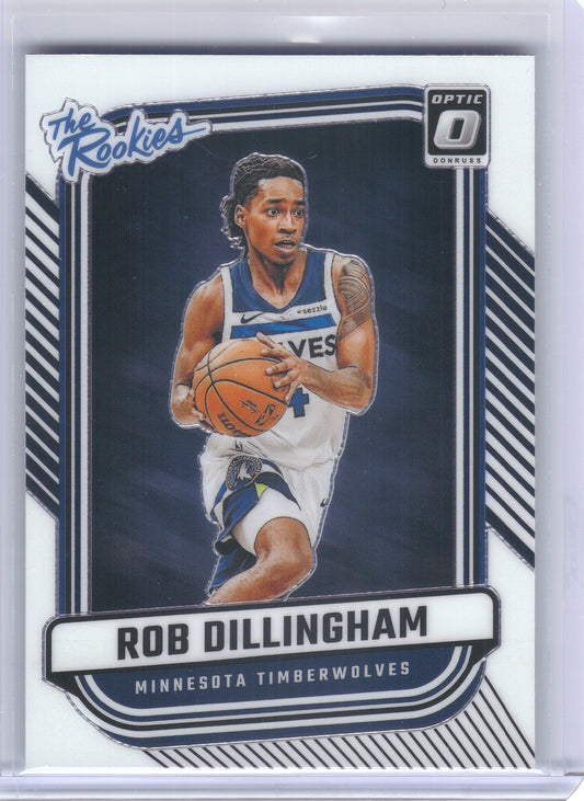 2024-25 Donruss Optic #5 Rob Dillingham The Rookies Minnesota Timberwolves