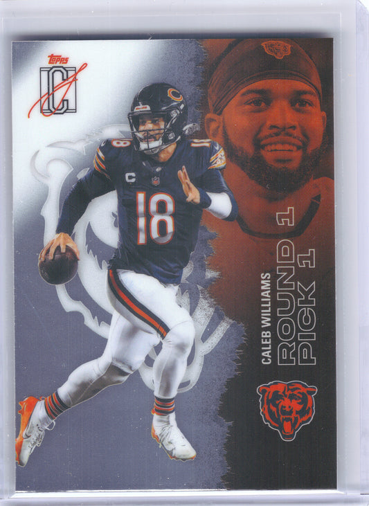 2025 Topps Signature Class #11 Caleb Williams Chrome Chicago Bears