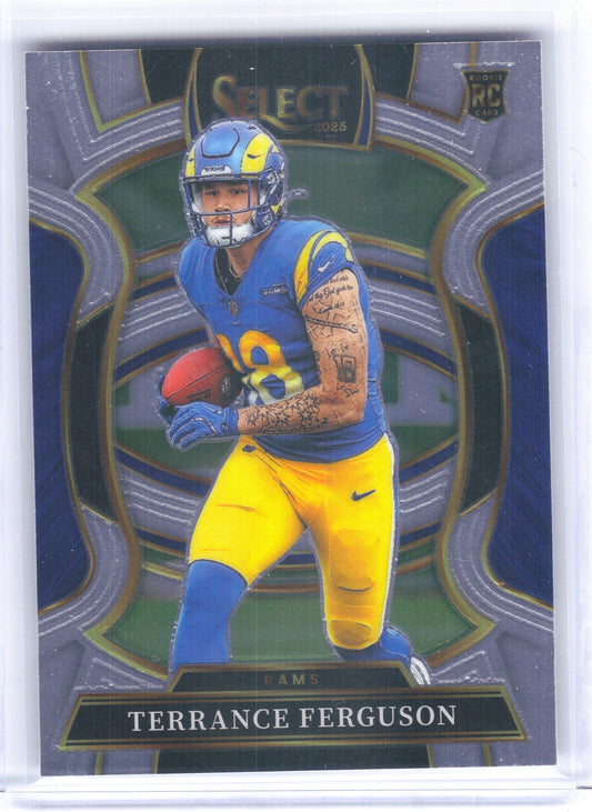 2025 Panini Select #20 Terrance Ferguson Los Angeles Rams Rookie
