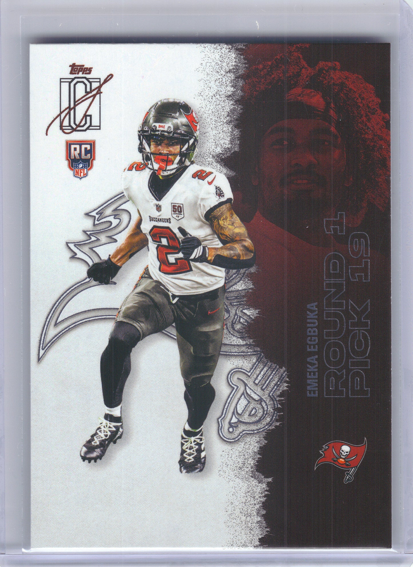 2025 Topps Signature Class #105 Emeka Egbuka Tampa Bay Buccaneers Rookie