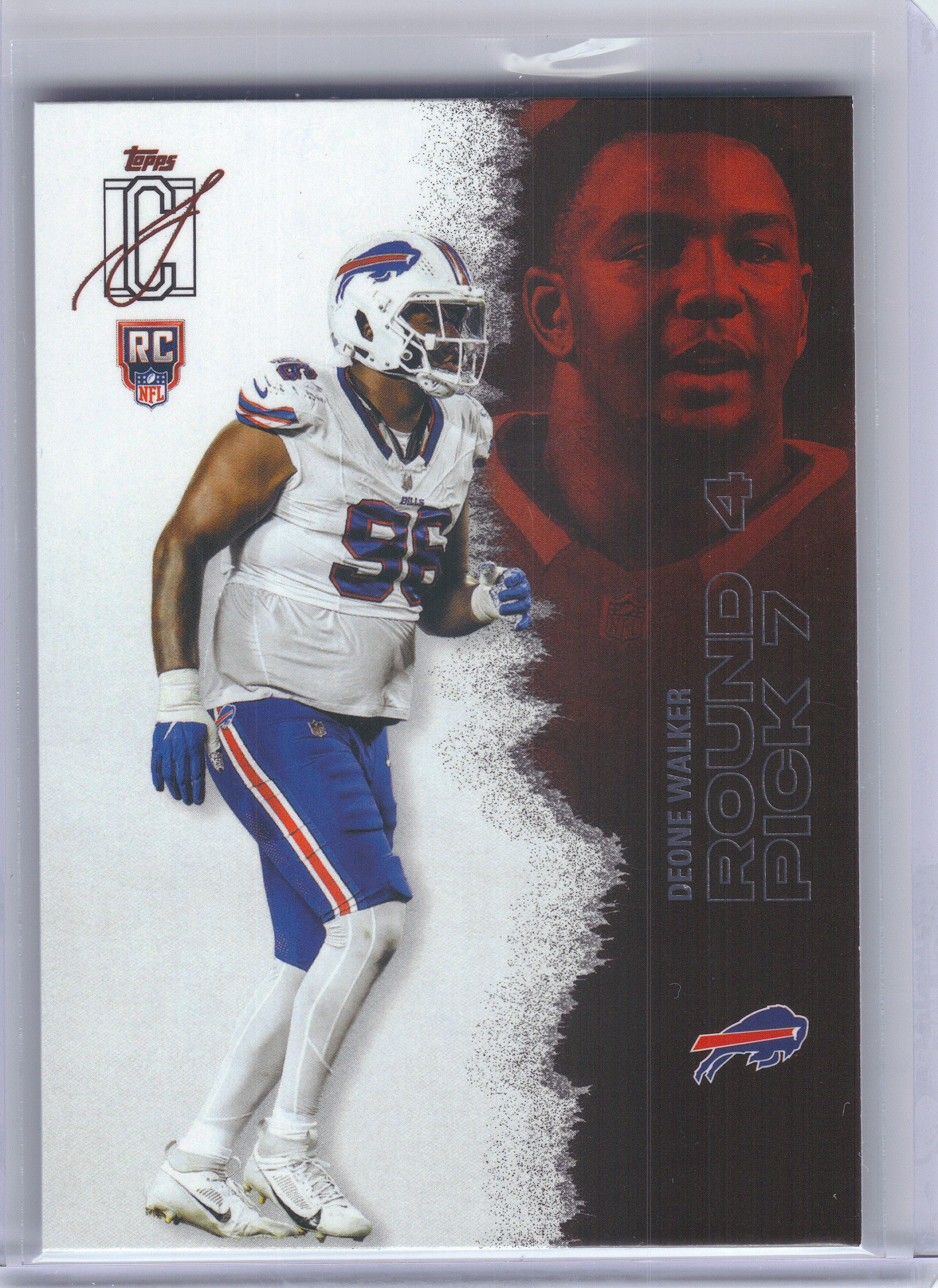 2025 Topps Signature Class #205 Deone Walker Buffalo Bills Rookie