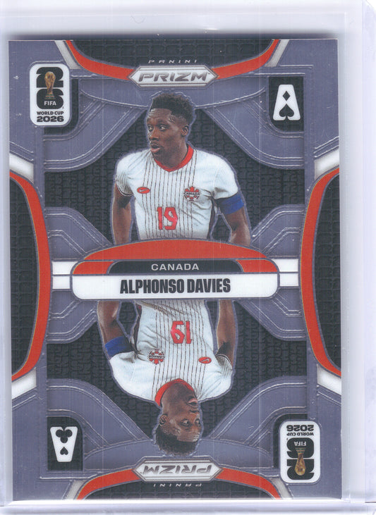 2026 Panini Prizm FIFA World Cup #14 Alphonso Davies Aces Canada