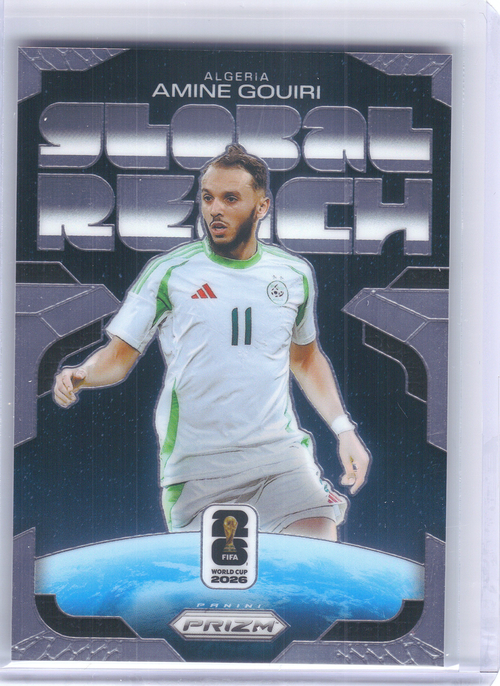 2026 Panini Prizm FIFA World Cup #4 Amine Gouiri Global Reach Algeria