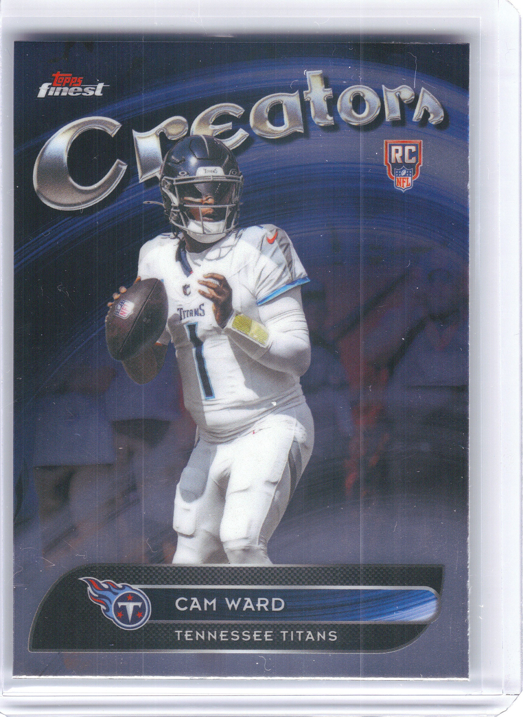 2025 Finest #CR-29 Cam Ward Creators Tennessee Titans