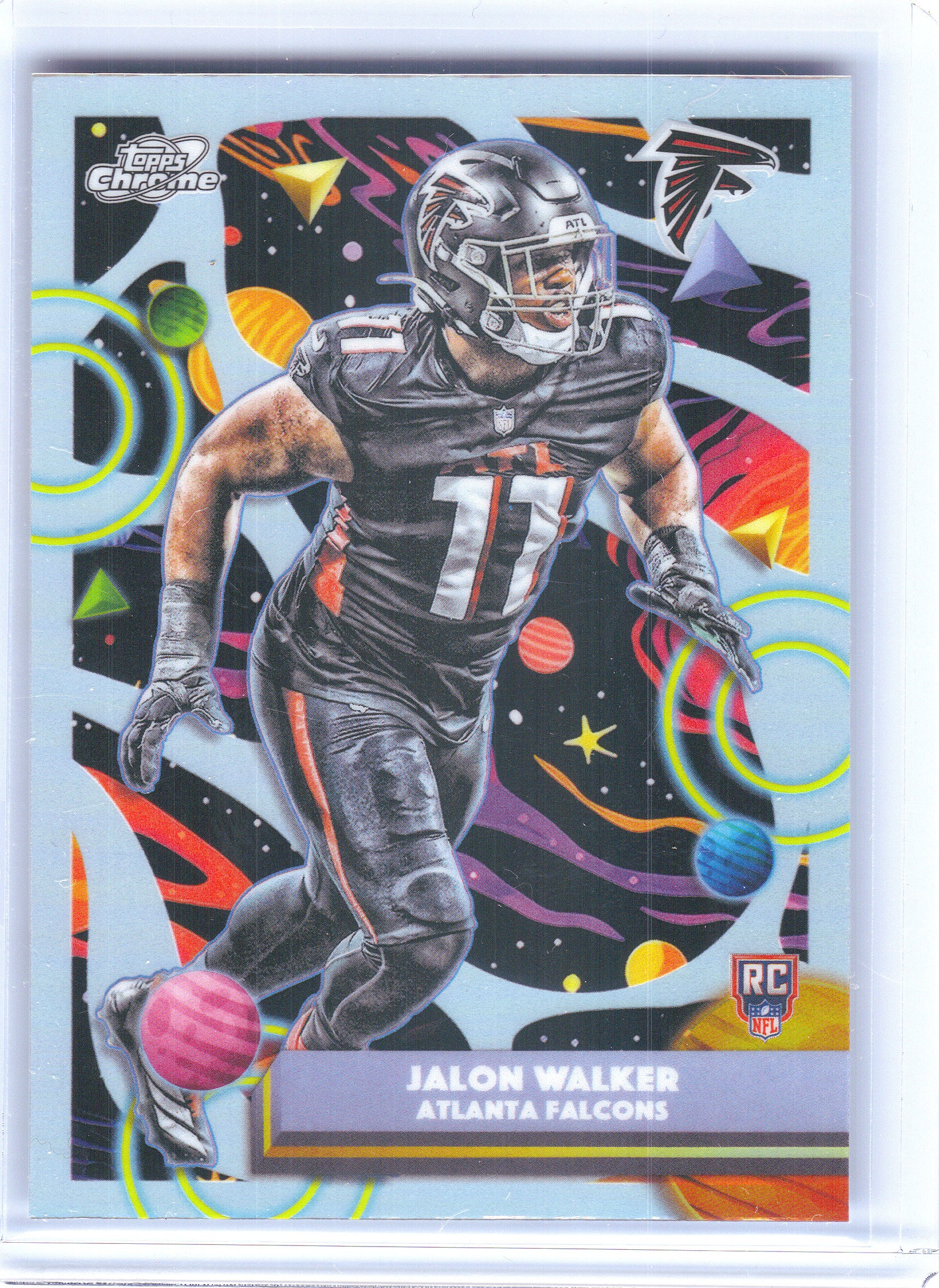 2025 Topps Chrome Cosmic #7 Lamar Jackson Refractor Baltimore Ravens