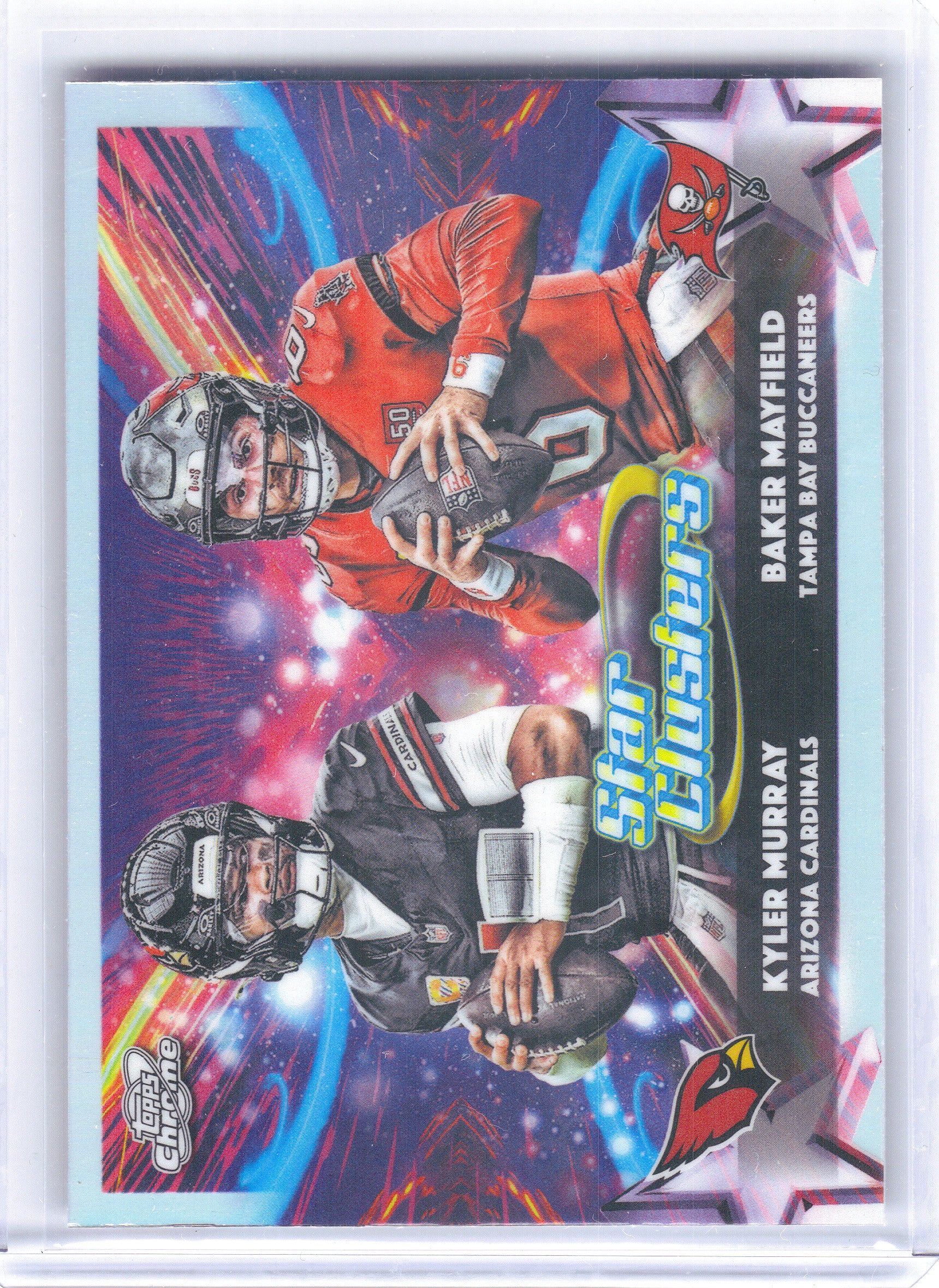 2025 Topps Chrome Cosmic #SC-4 Baker Mayfield / Kyler Murray Star Clusters
