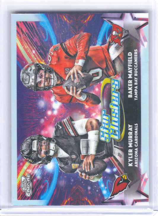 2025 Topps Chrome Cosmic #SC-4 Baker Mayfield / Kyler Murray Star Clusters