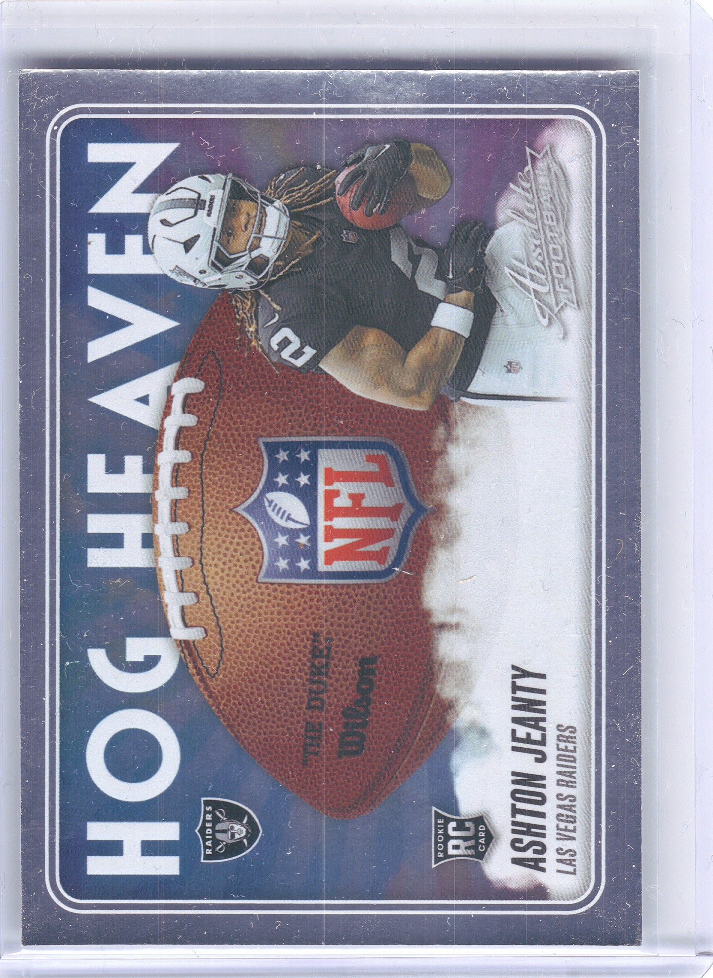 2025 Panini Absolute #HH-AJY Ashton Jeanty Hog Heaven Las Vegas Raiders