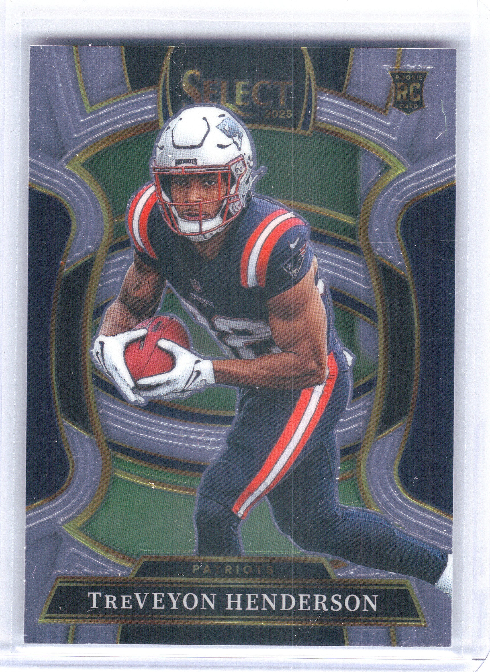 2025 Panini Select #78 TreVeyon Henderson New England Patriots Rookie