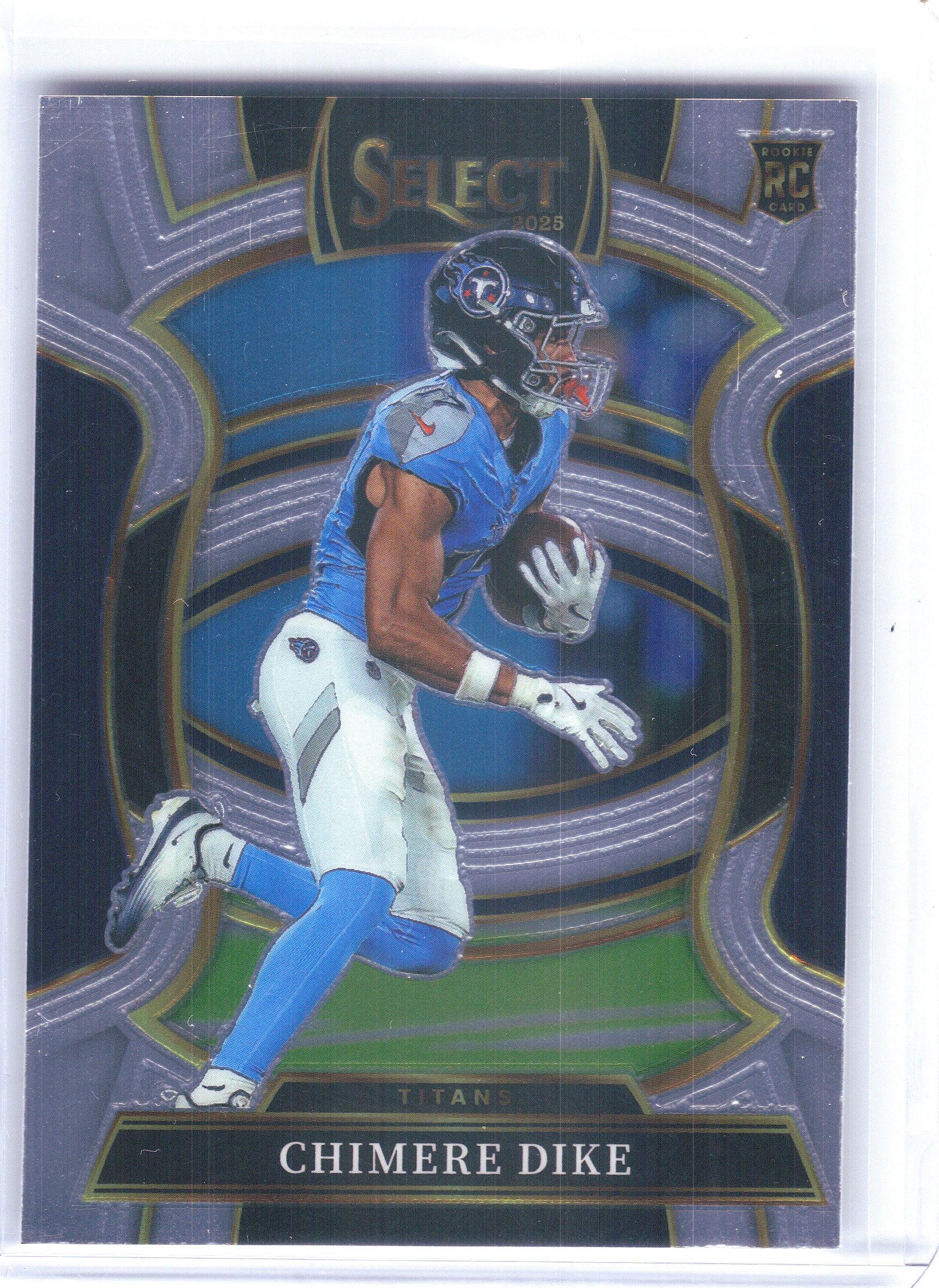 2025 Panini Select #27 Chimere Dike Silver Prizm Shock Tennessee Titans