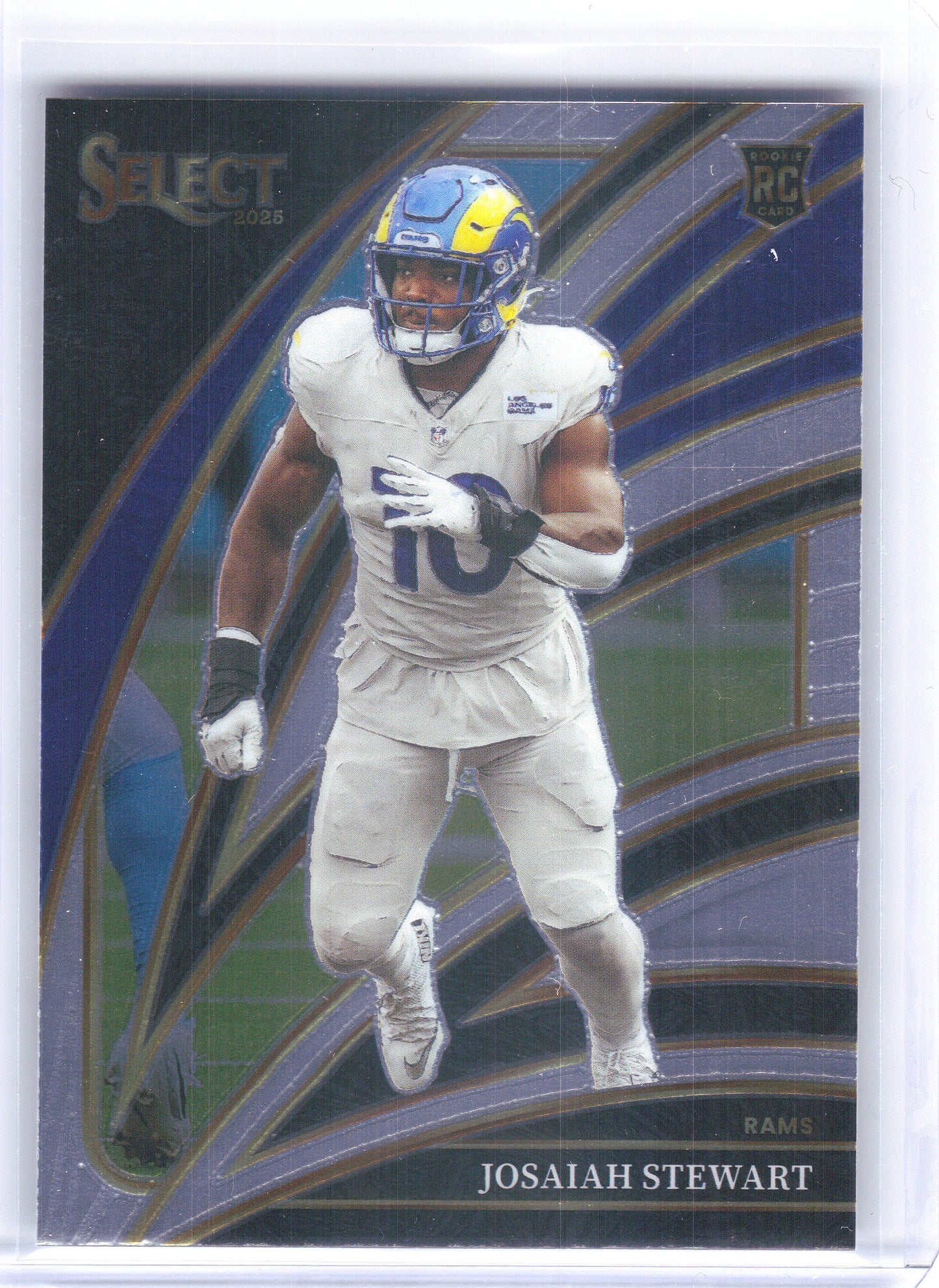 2025 Panini Select #220 Josaiah Stewart Los Angeles Rams Rookie