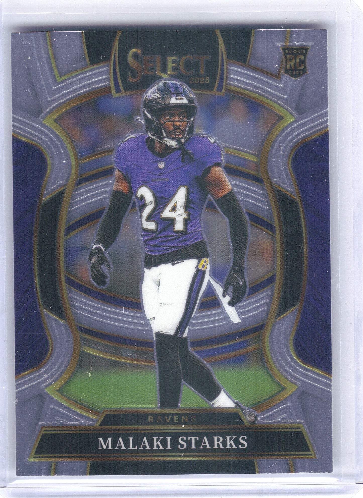 2025 Panini Select #61 Malaki Starks Baltimore Ravens Rookie