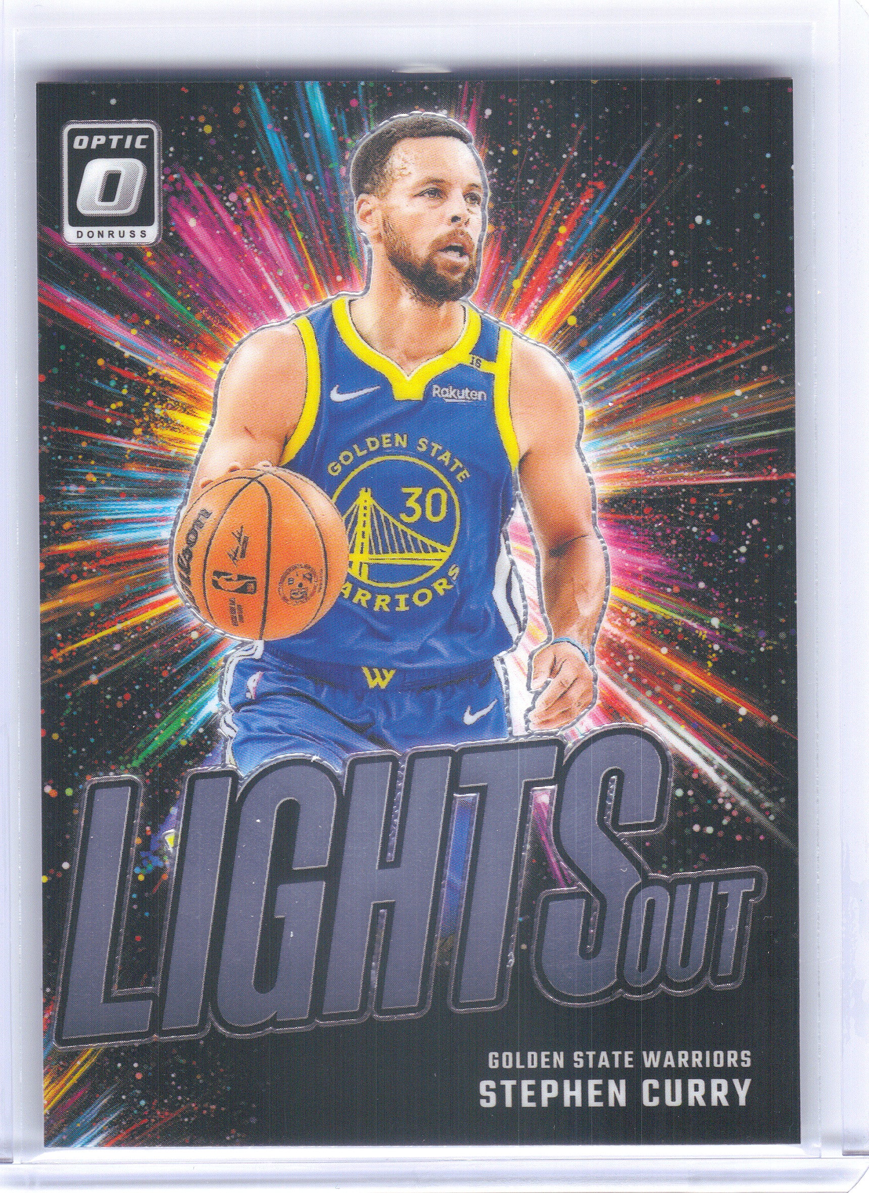 2024-25 Donruss Optic #7 Stephen Curry Lights Out Golden State Warriors