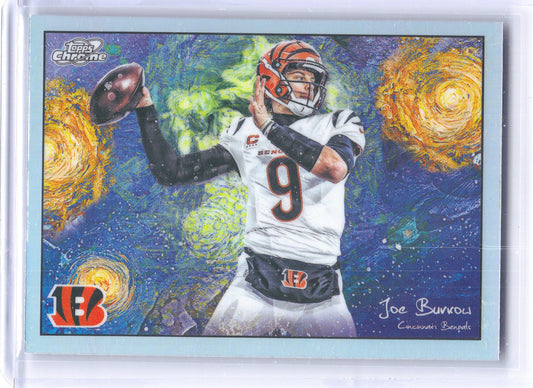 2025 Topps Chrome Cosmic #STN-13 Joe Burrow Stars in the Night Cincinnati Bengals