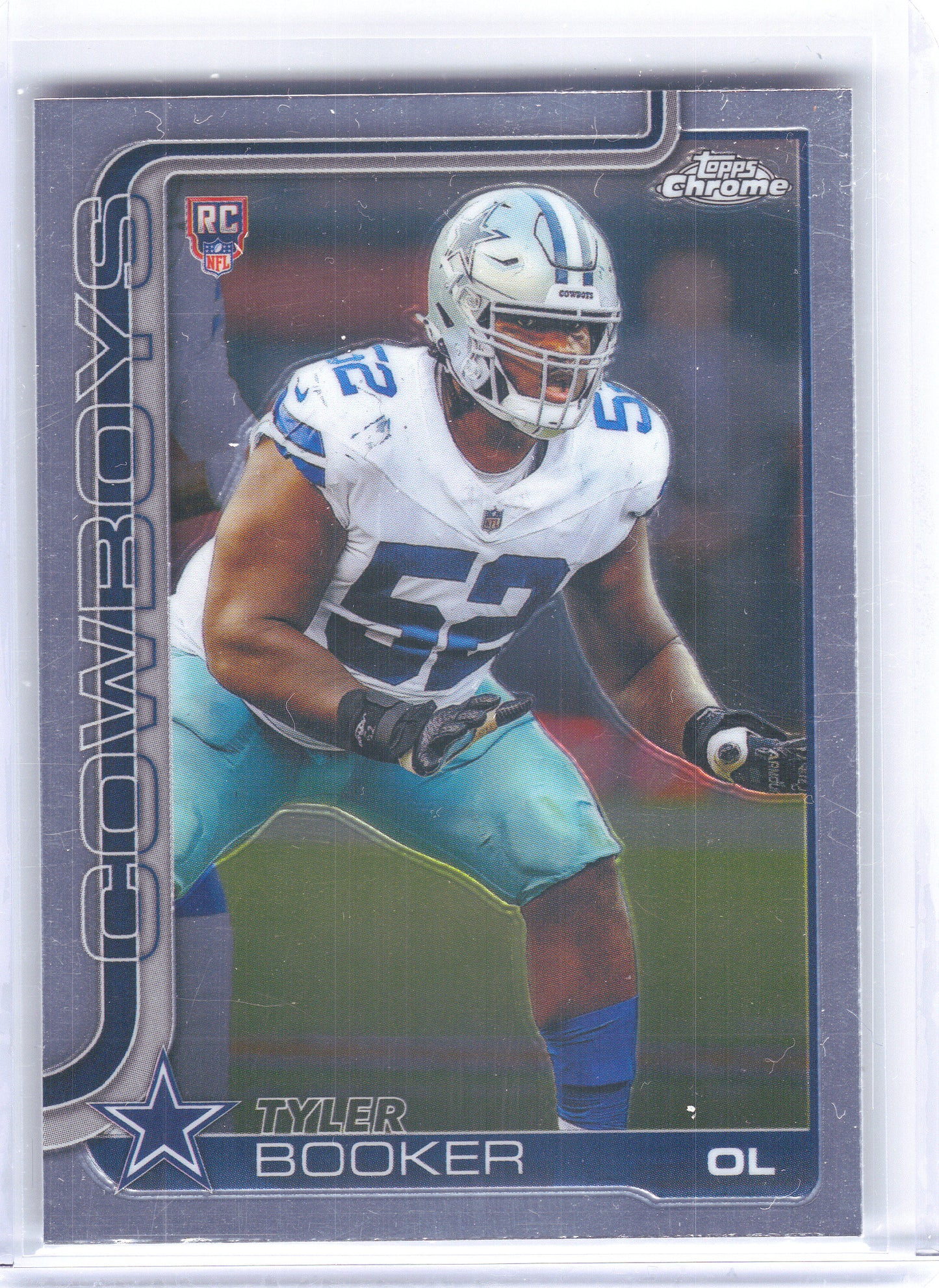 2025 Topps Chrome #381 Tyler Booker Dallas Cowboys Rookie