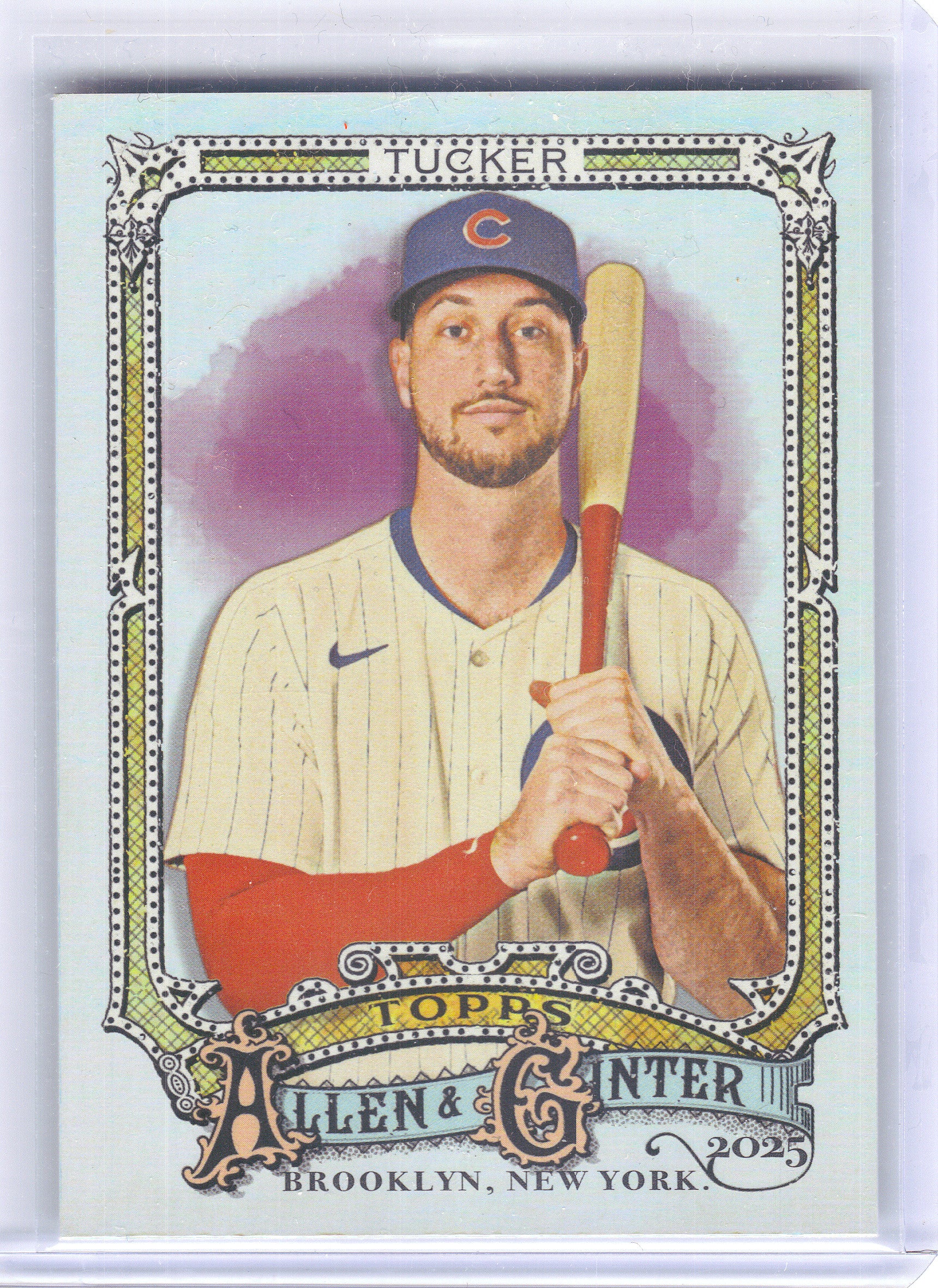 2025 Topps Allen & Ginter #23 Kyle Tucker Foil Filagree Chicago Cubs