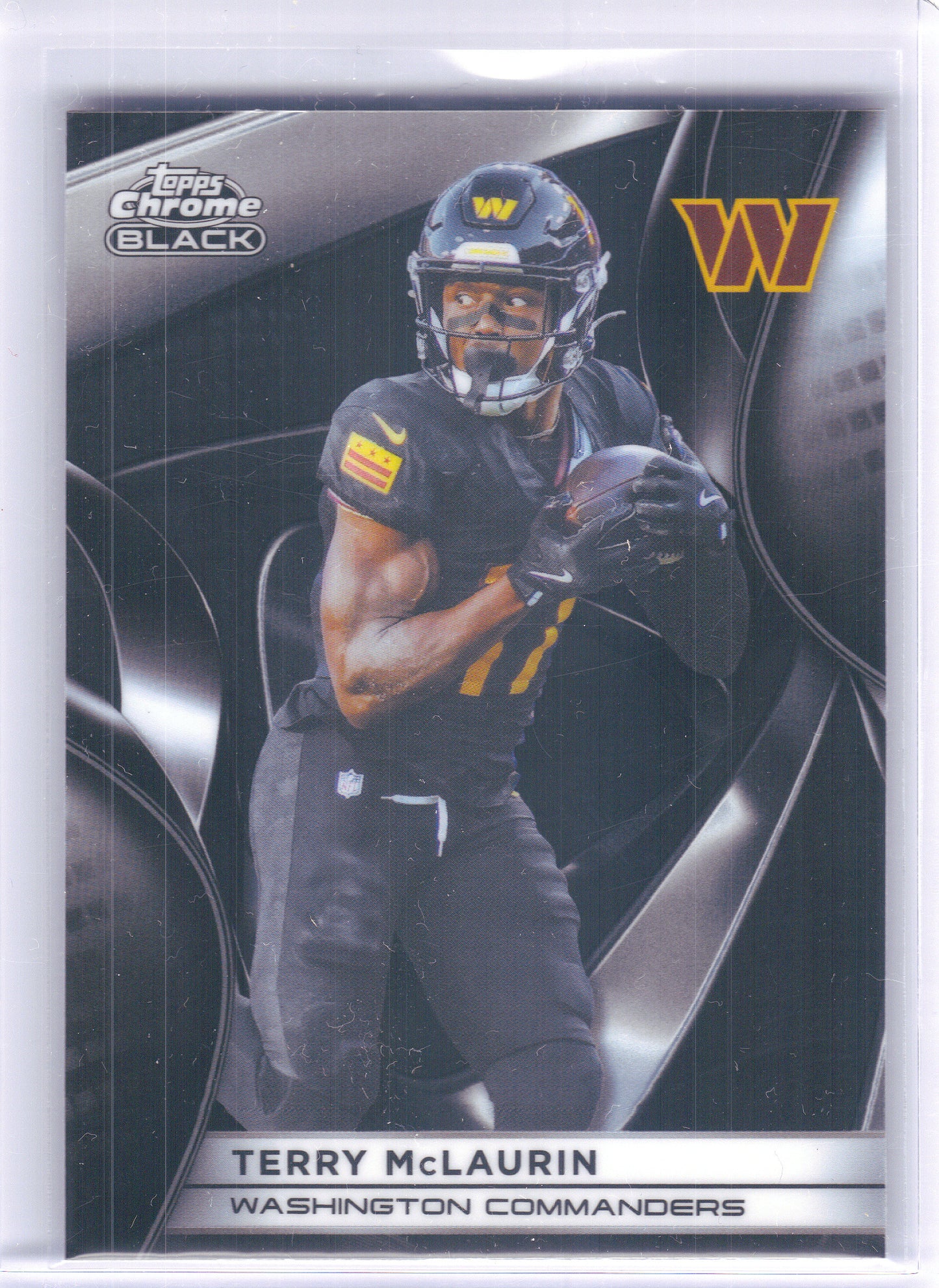 2025 Topps Chrome Black #99 Terry McLaurin Washington Commanders