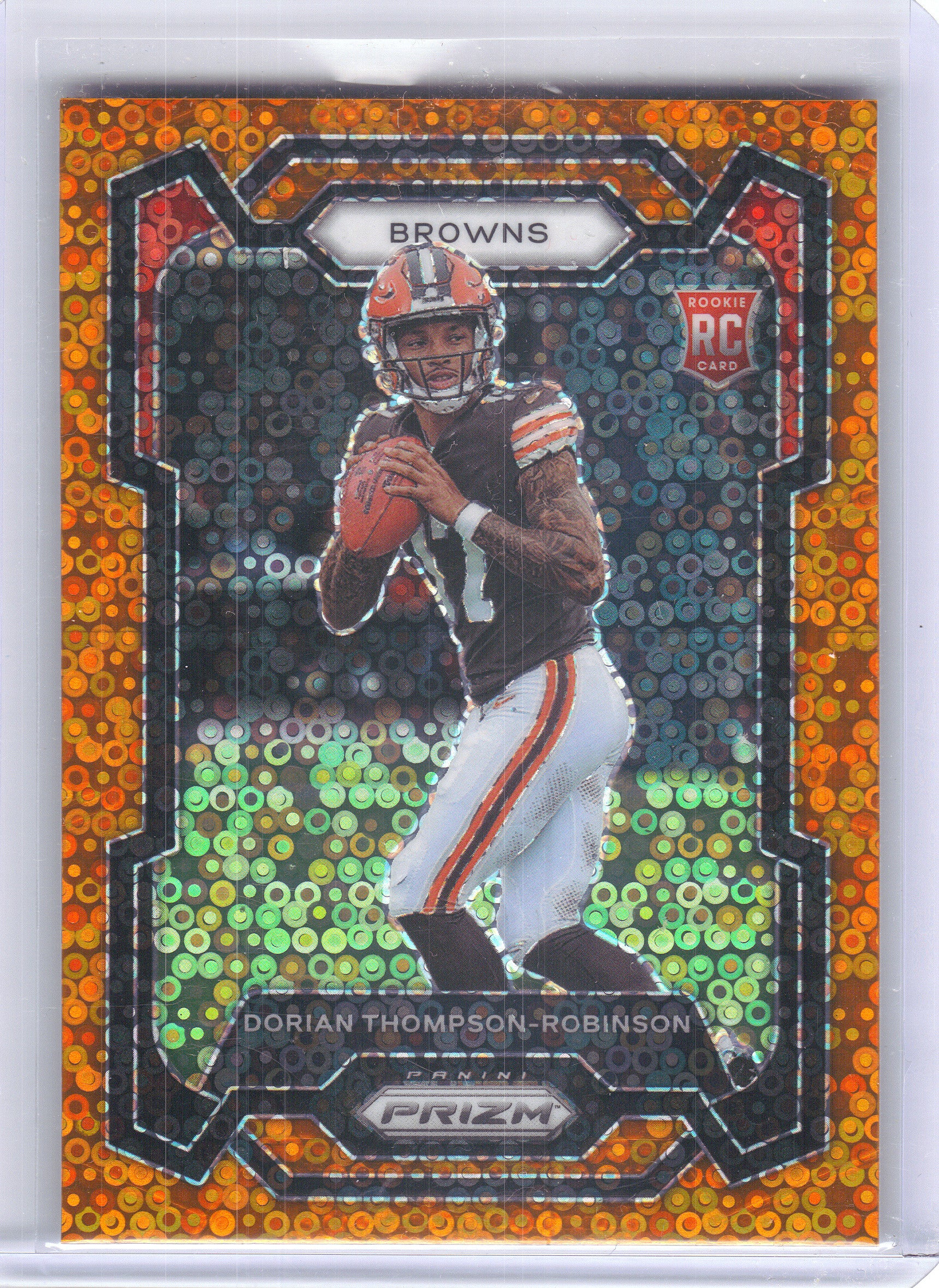 2023 Panini Prizm #322 Dorian Thompson-Robinson Disco Cleveland Browns