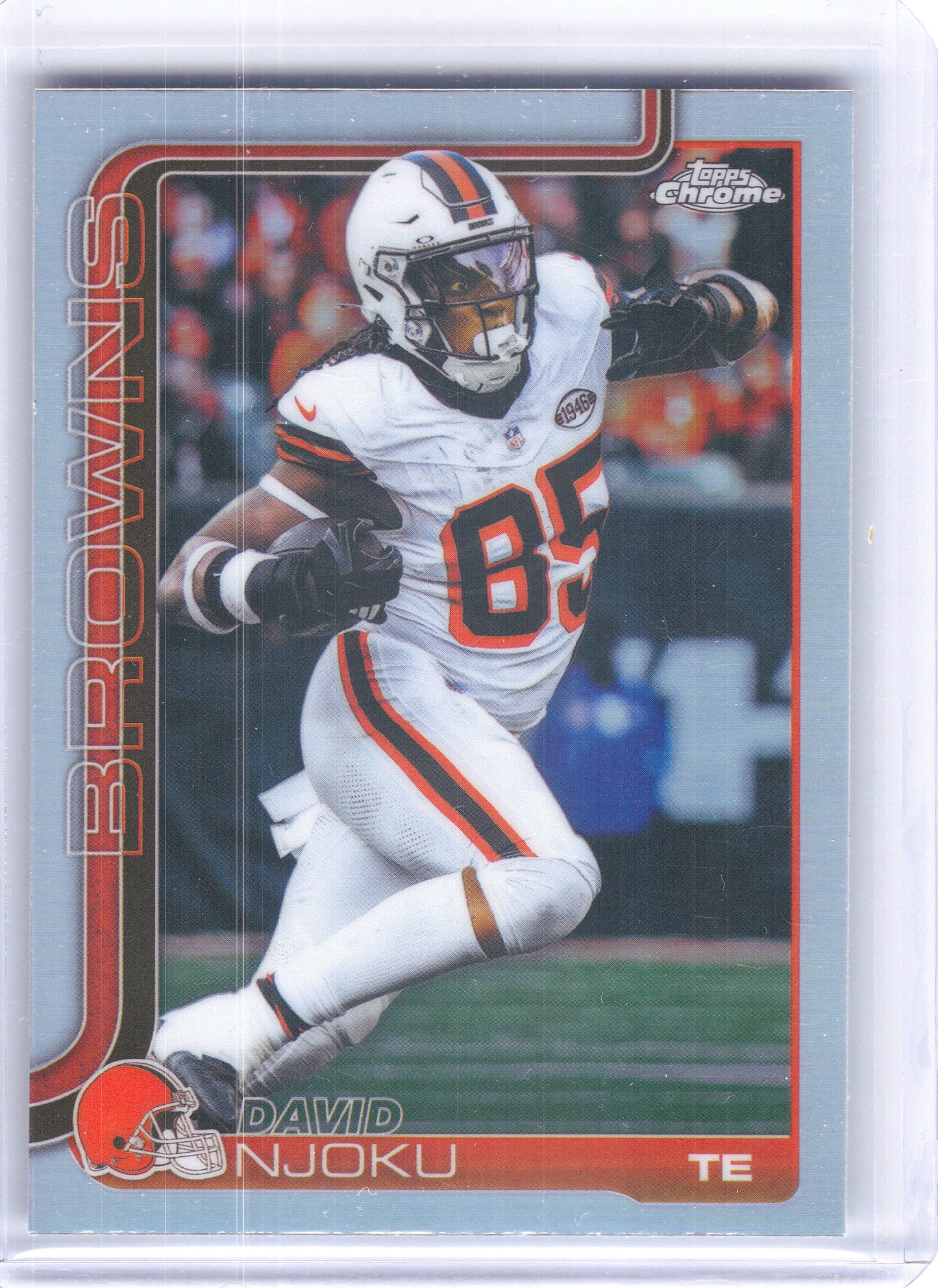 2025 Topps Chrome #69 David Njoku Refractor Cleveland Browns