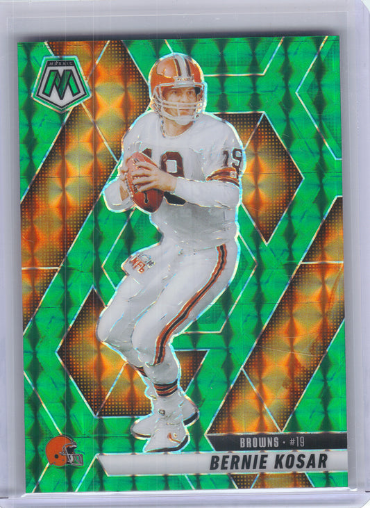 2025 Panini Mosaic #65 Bernie Kosar Mosaic Green Cleveland Browns