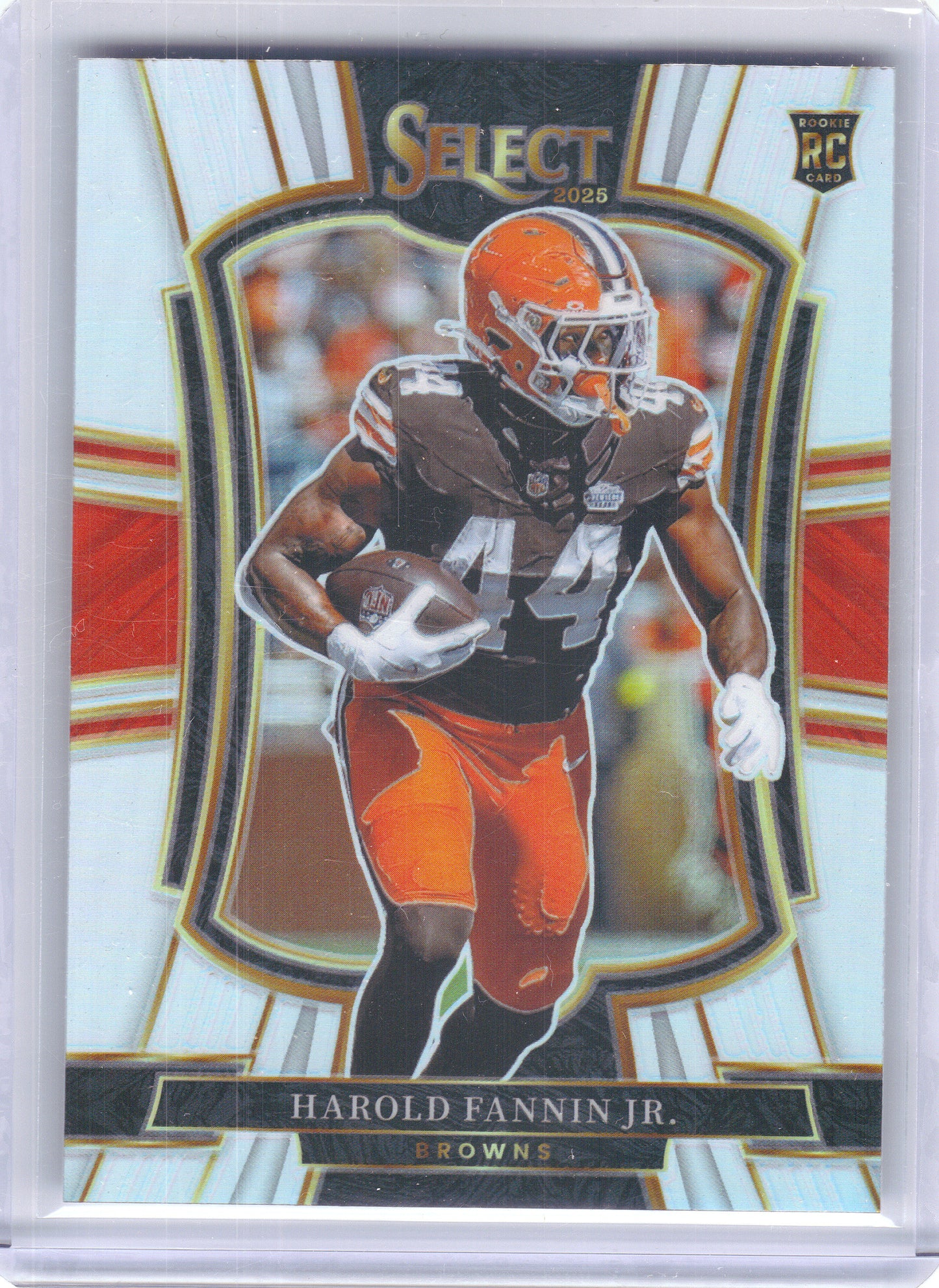 2025 Panini Select #155 Harold Fannin Jr. Silver Prizm Cleveland Browns Rookie