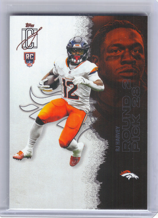 2025 Topps Signature Class #127 RJ Harvey Denver Broncos Rookie