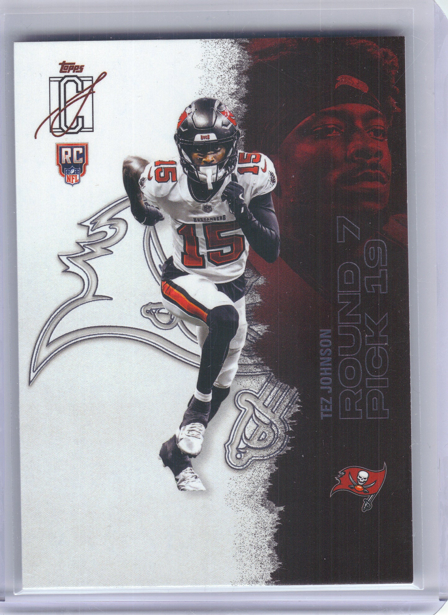 2025 Topps Signature Class #124 Tez Johnson Tampa Bay Buccaneers Rookie