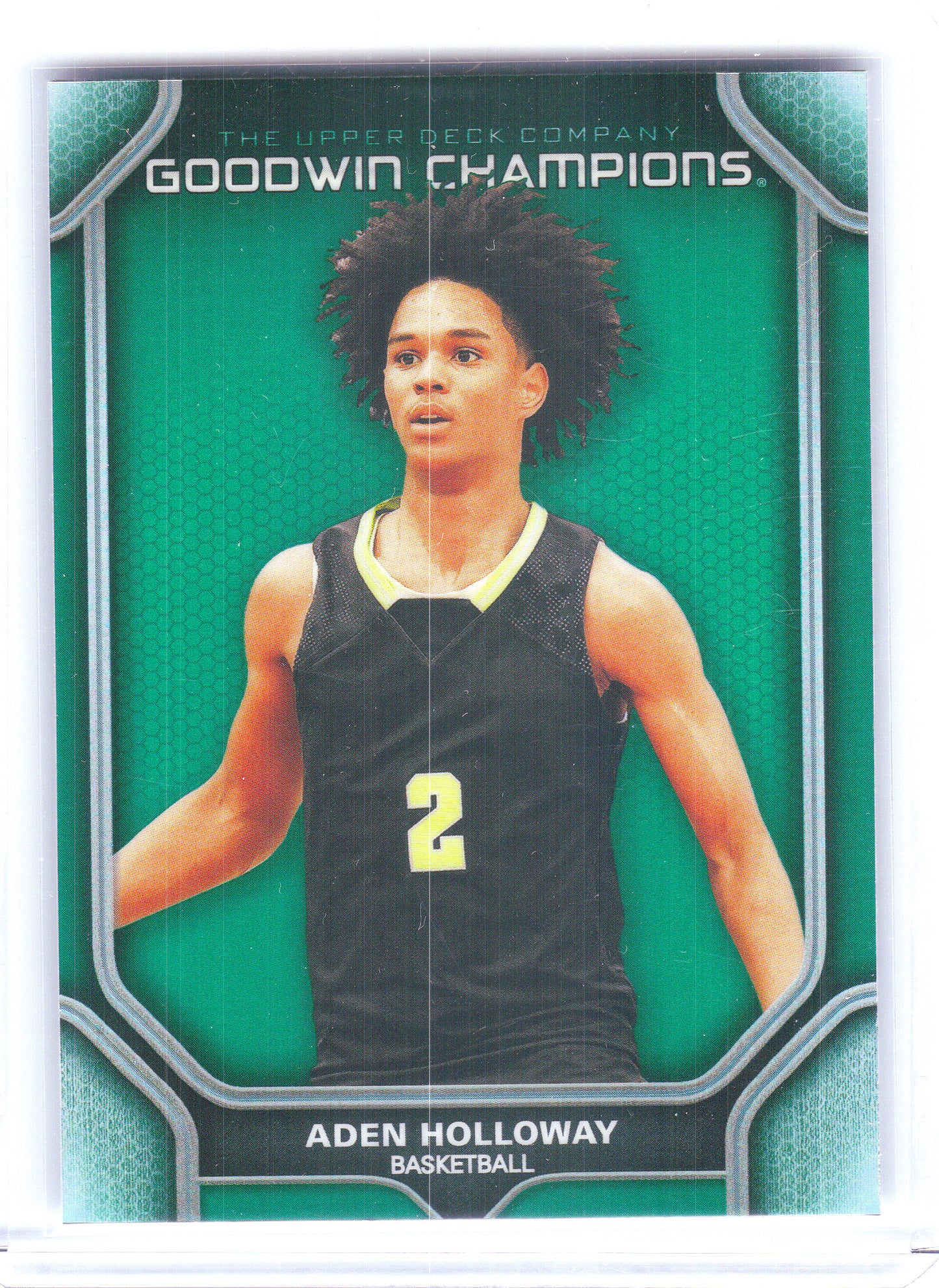 2024 Upper Deck Goodwin Champions #P22 Aden Holloway Platinum Green