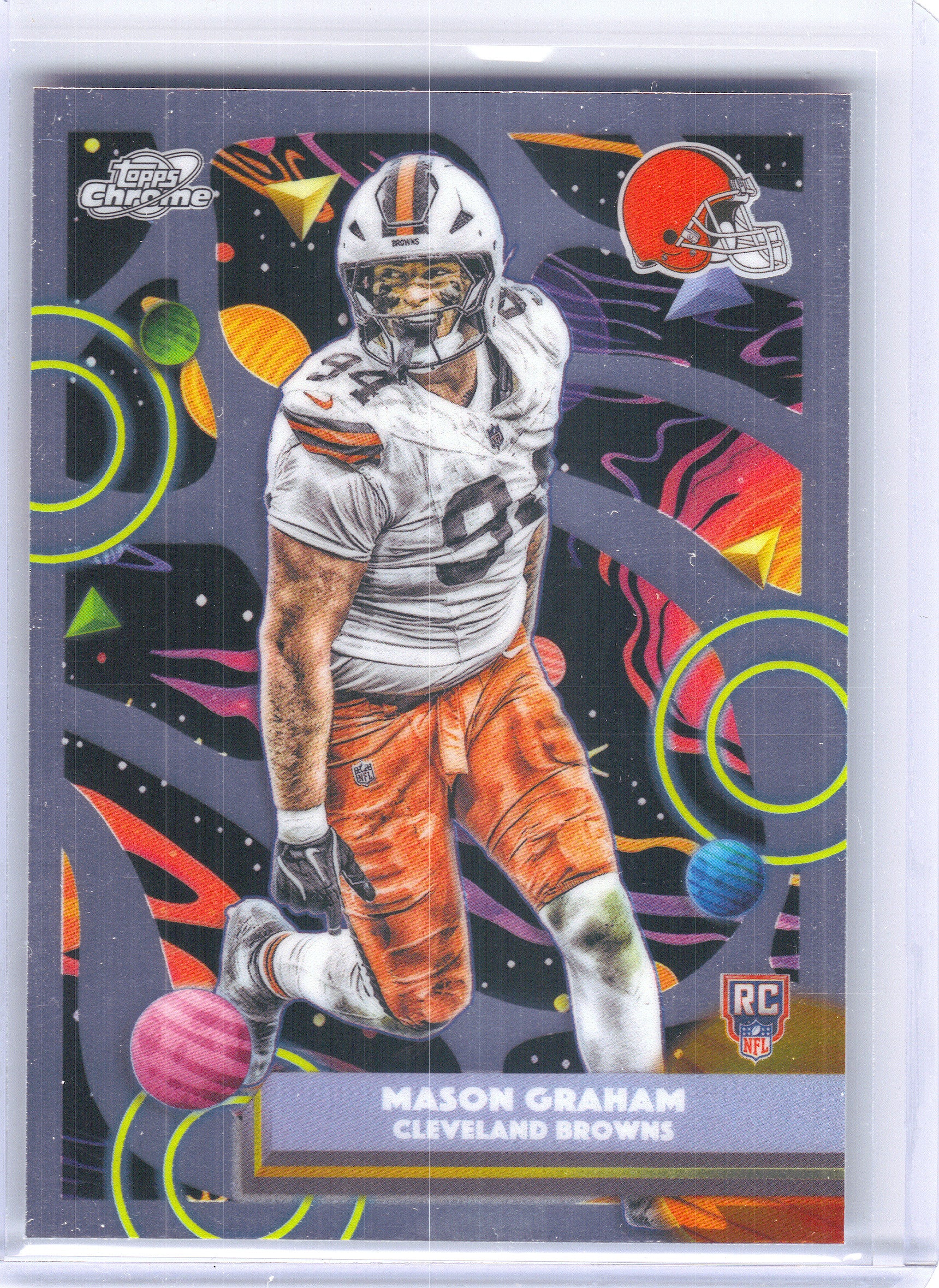 2025 Topps Chrome Cosmic #122 Mason Graham Cleveland Browns Rookie