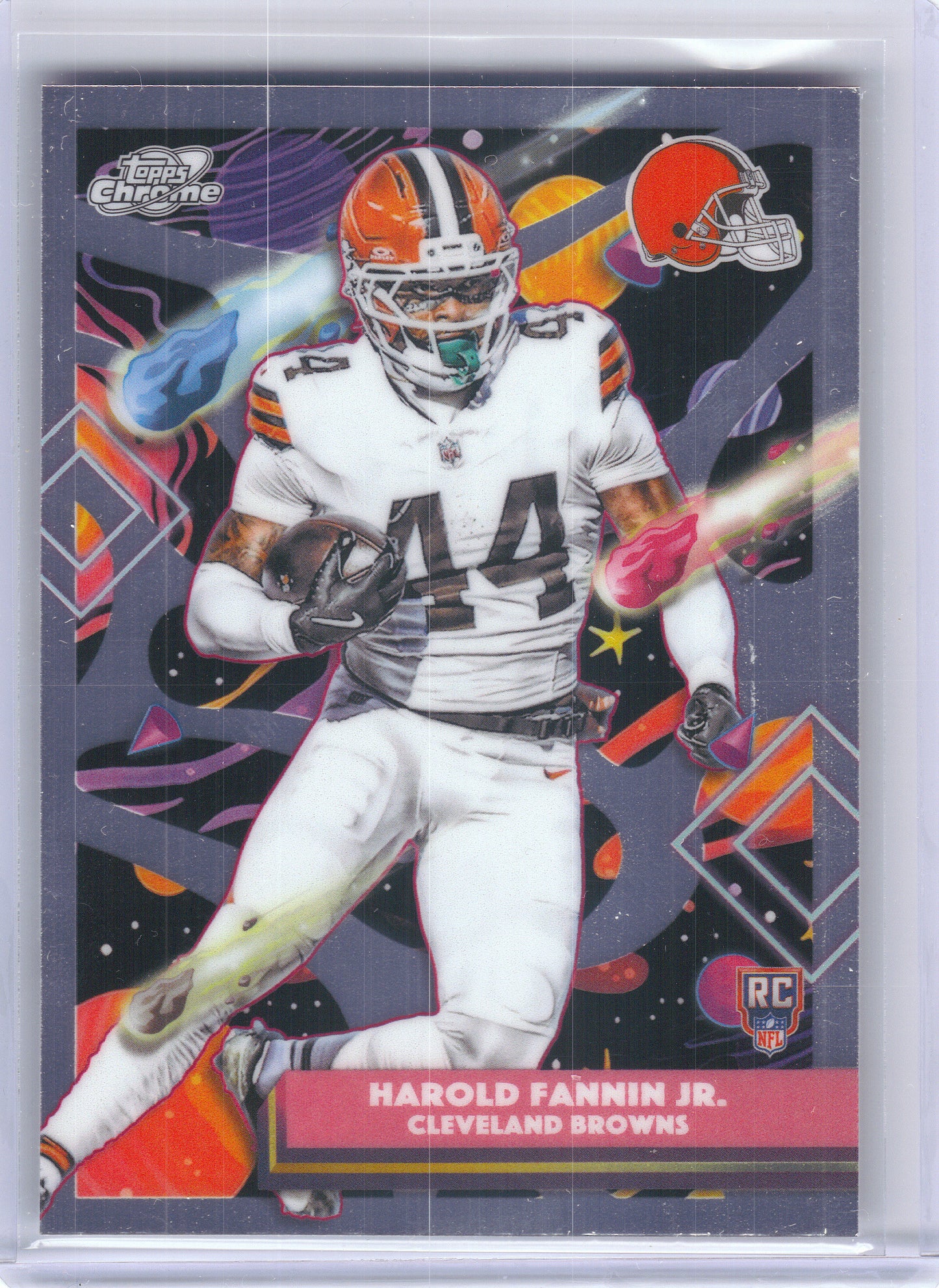 2025 Topps Chrome Cosmic #125 Harold Fannin Jr. Cleveland Browns Rookie