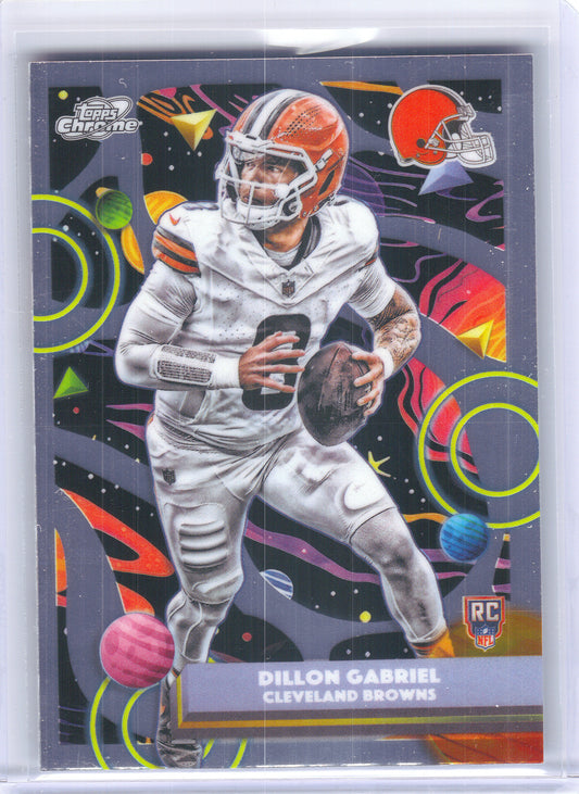 2025 Topps Chrome Cosmic #126 Dillon Gabriel Cleveland Browns Rookie