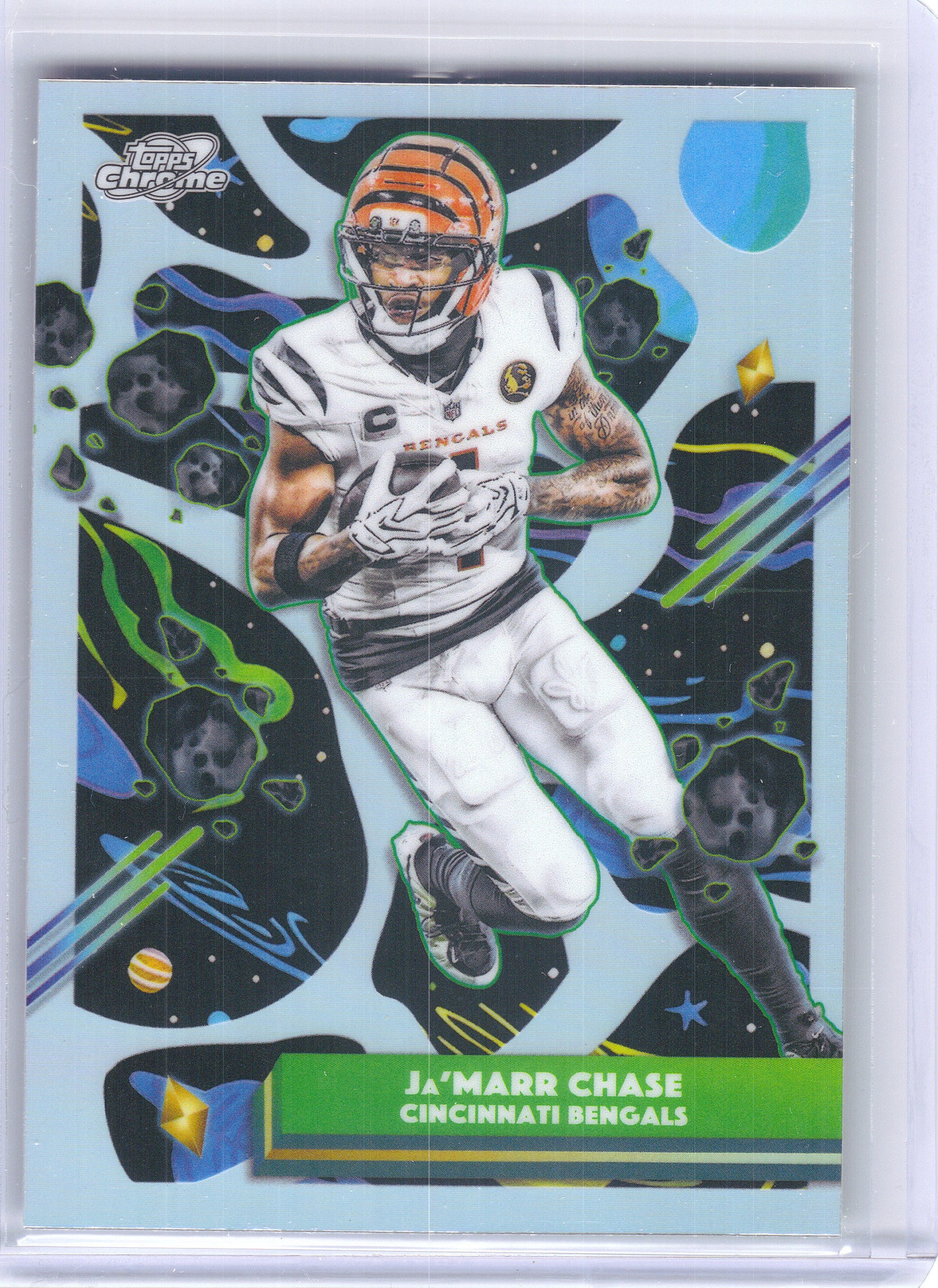 2025 Topps Chrome Cosmic #20 Ja'Marr Chase Refractor Cincinnati Bengals