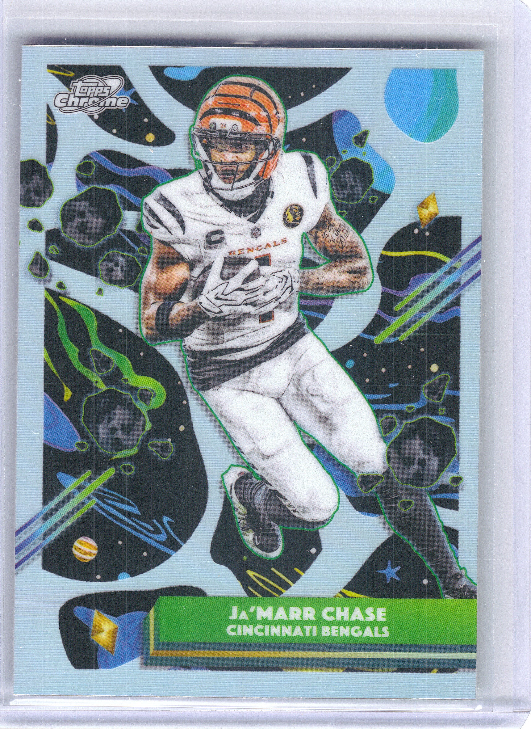 2025 Topps Chrome Cosmic #20 Ja'Marr Chase Refractor Cincinnati Bengals