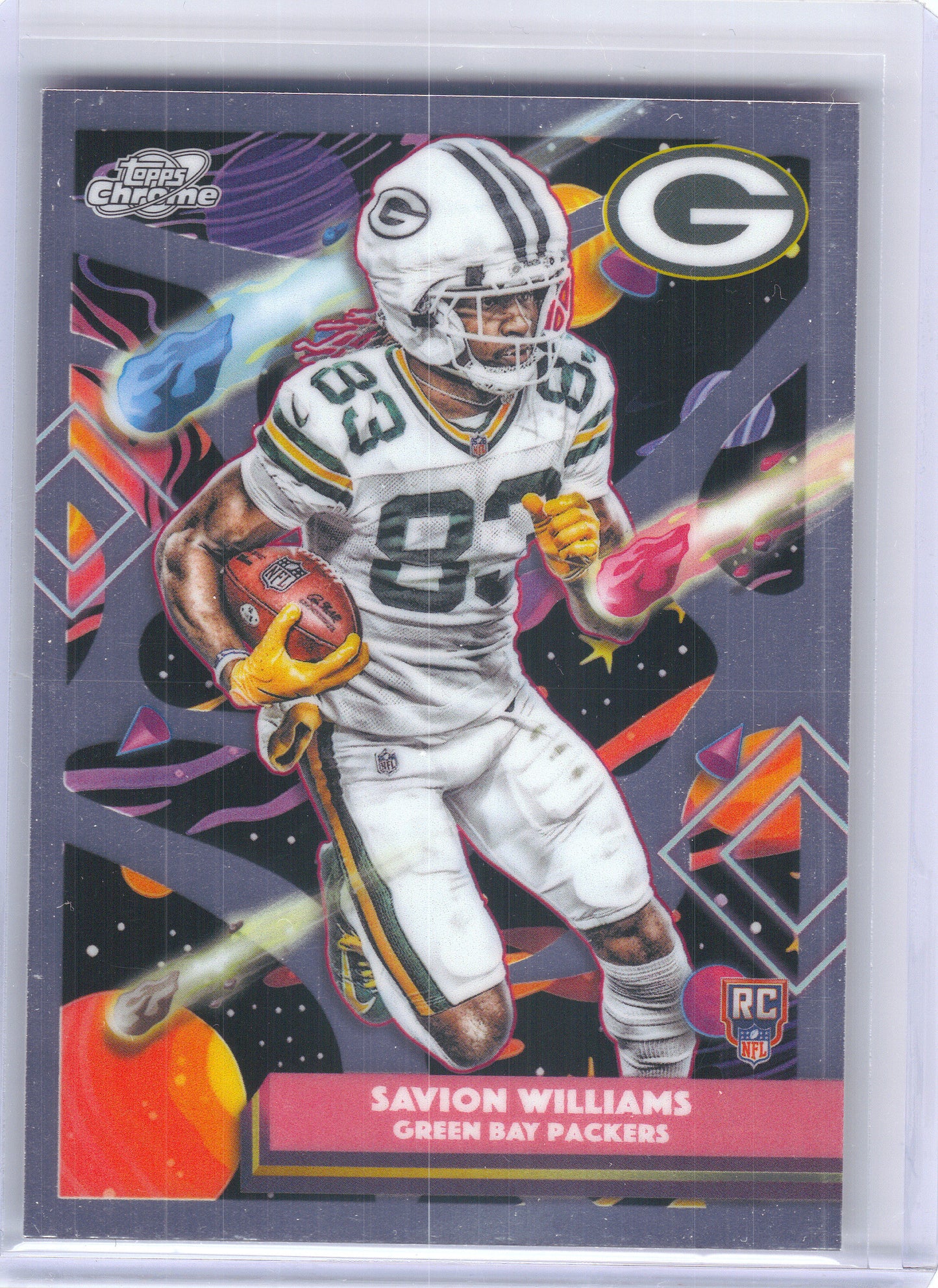 2025 Topps Chrome Cosmic #139 Savion Williams Green Bay Packers Rookie