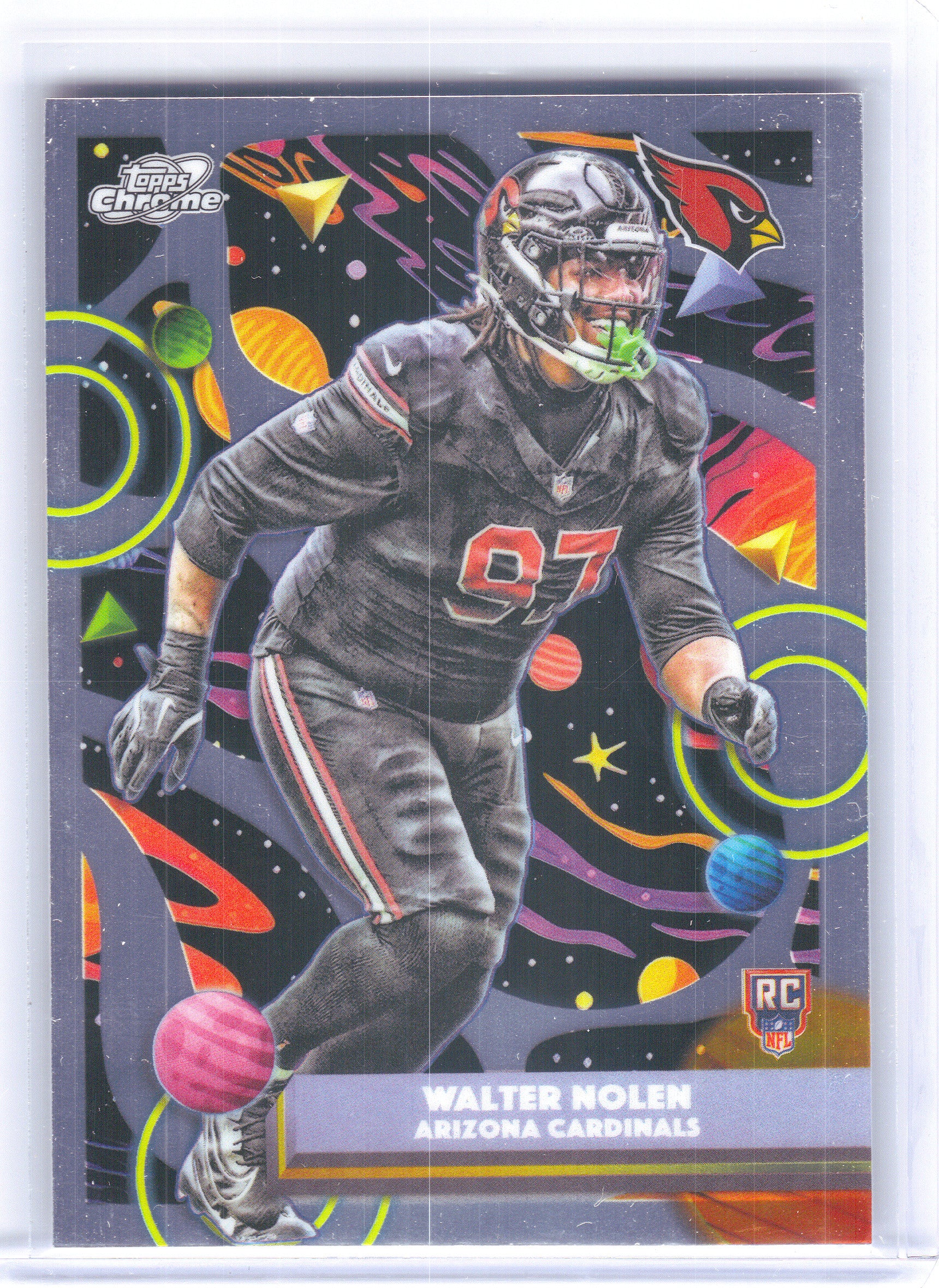 2025 Topps Chrome Cosmic #101 Walter Nolen Arizona Cardinals Rookie