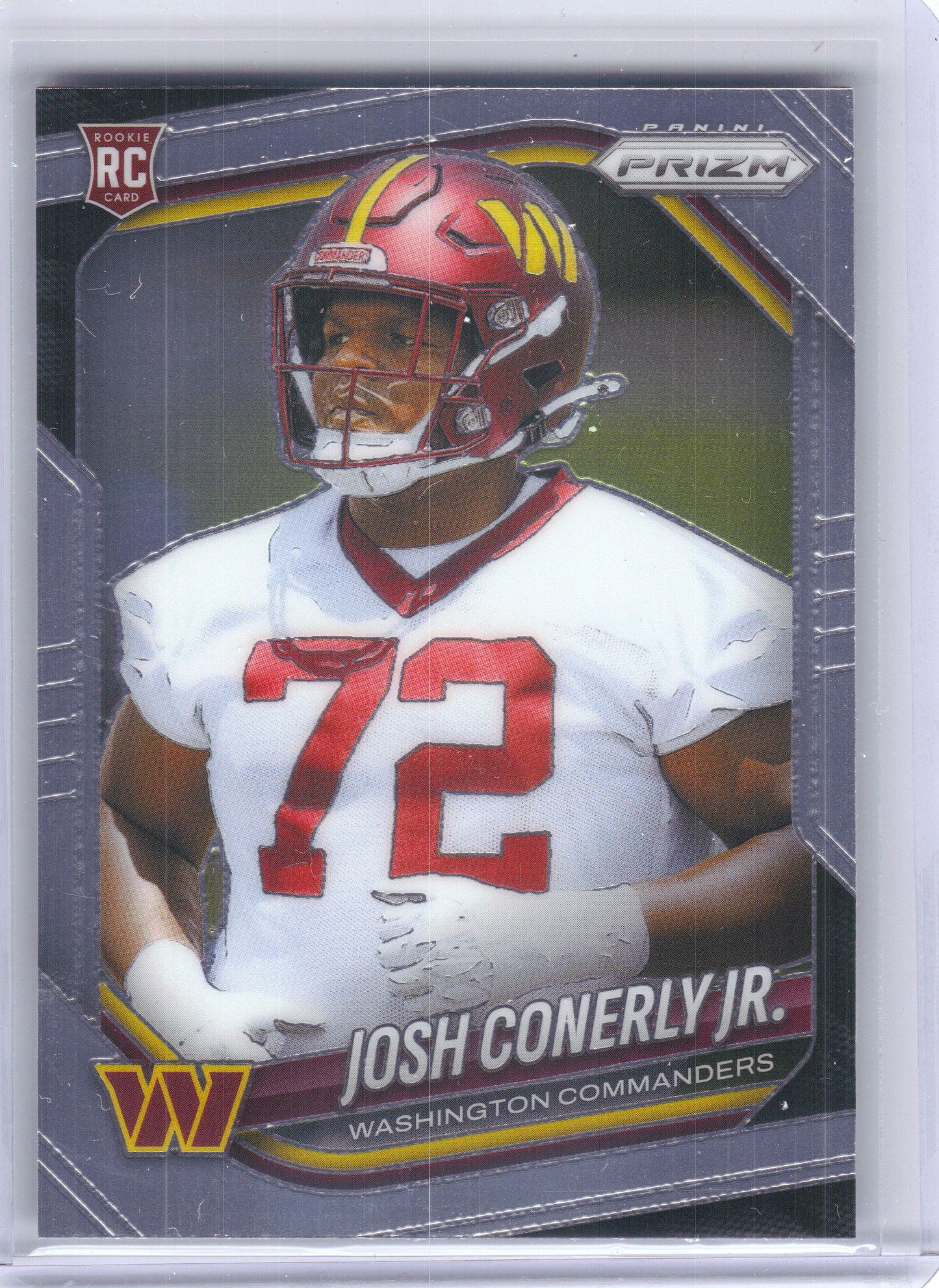 2025 Panini Prizm #382 Josh Conerly Jr. Washington Commanders Rookie