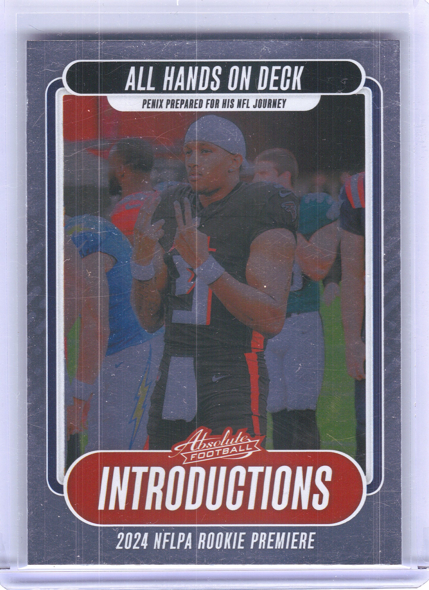 2024 Panini Absolute #I-MPJ Michael Penix Jr. Introductions Atlanta Falcons