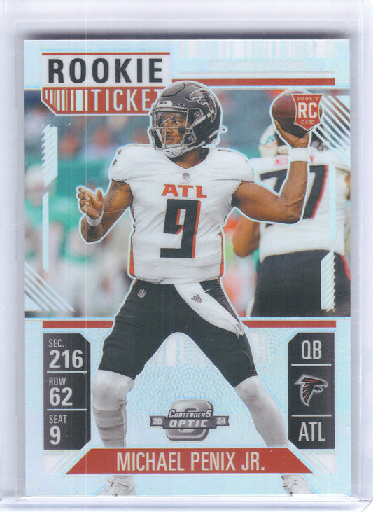 2024 Panini Contenders Optic #89 Michael Penix Jr. Atlanta Falcons Rookie