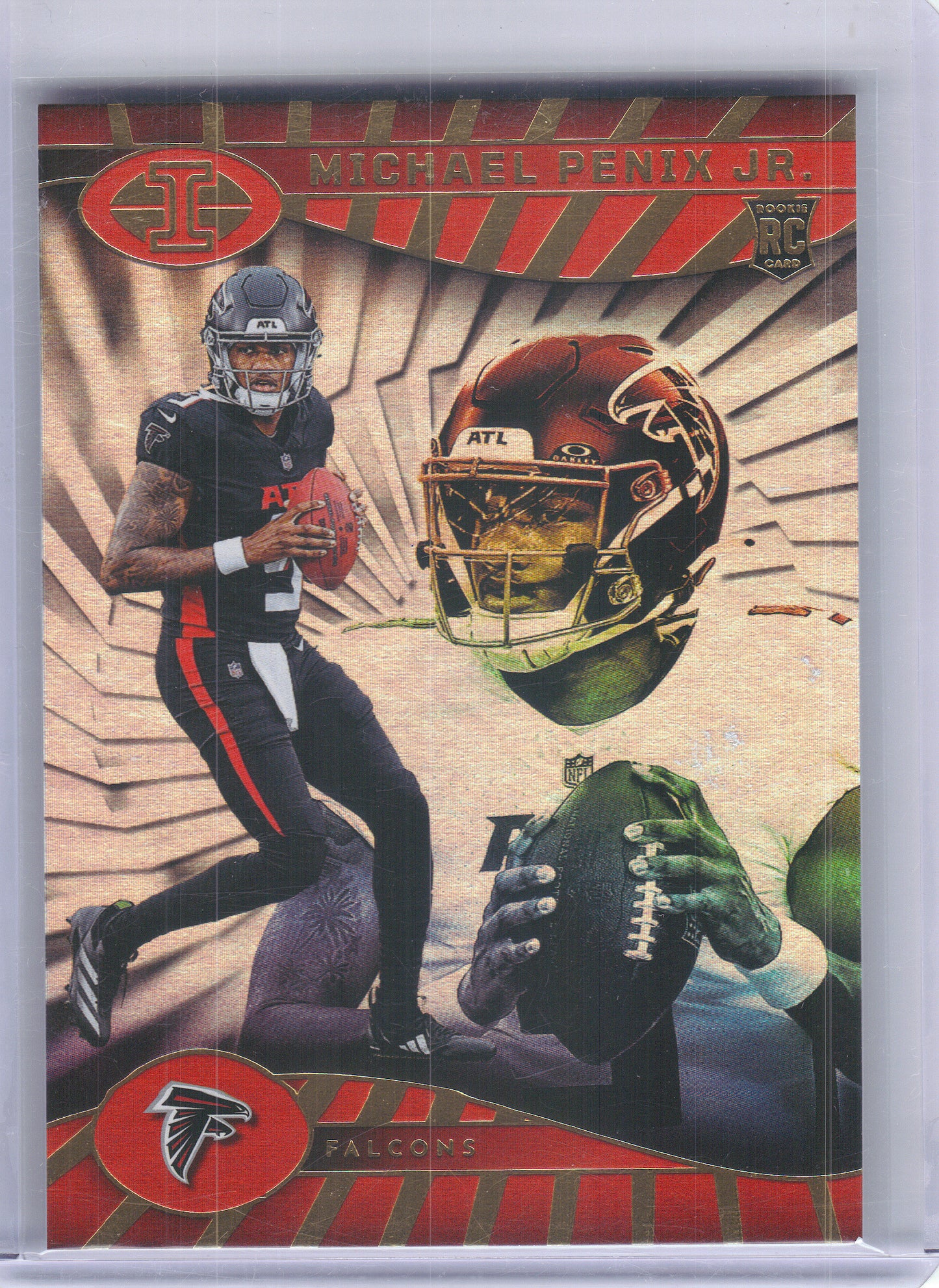 2024 Panini Illusions #4 Michael Penix Jr. 55pt Atlanta Falcons Rookie