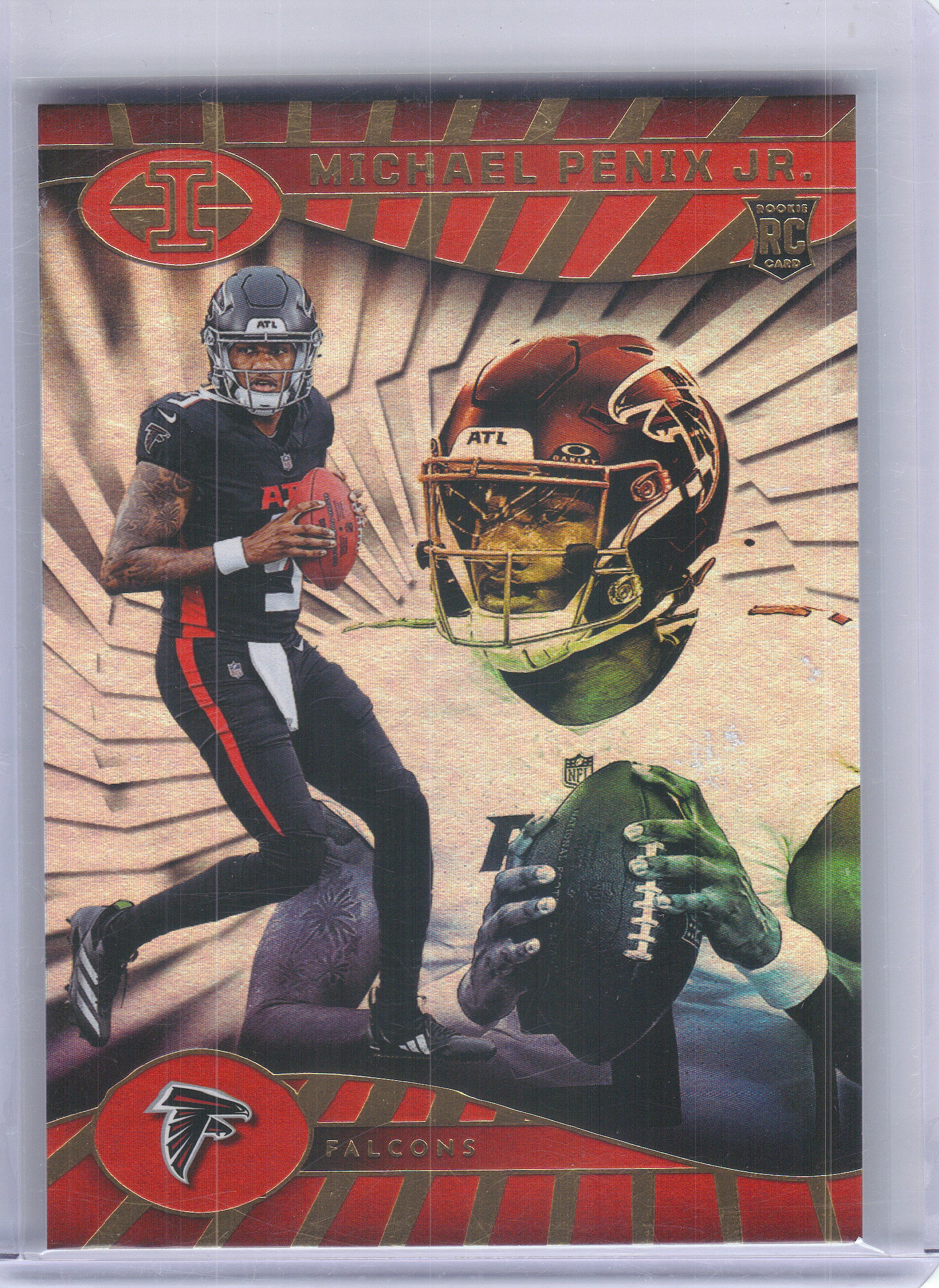 2024 Panini Illusions #4 Michael Penix Jr. 55pt Atlanta Falcons Rookie