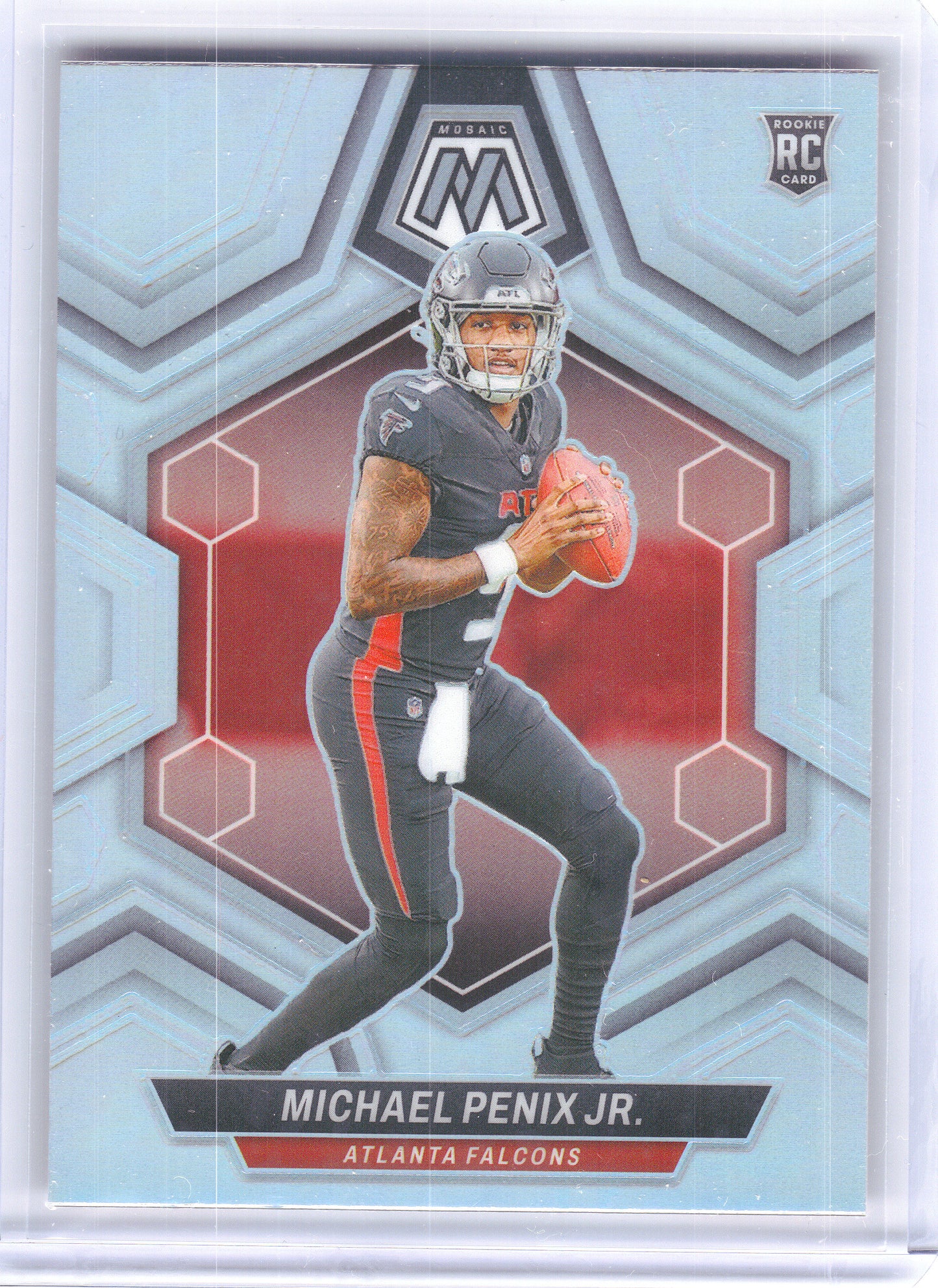 2024 Panini Mosaic #308 Michael Penix Jr. Silver Atlanta Falcons